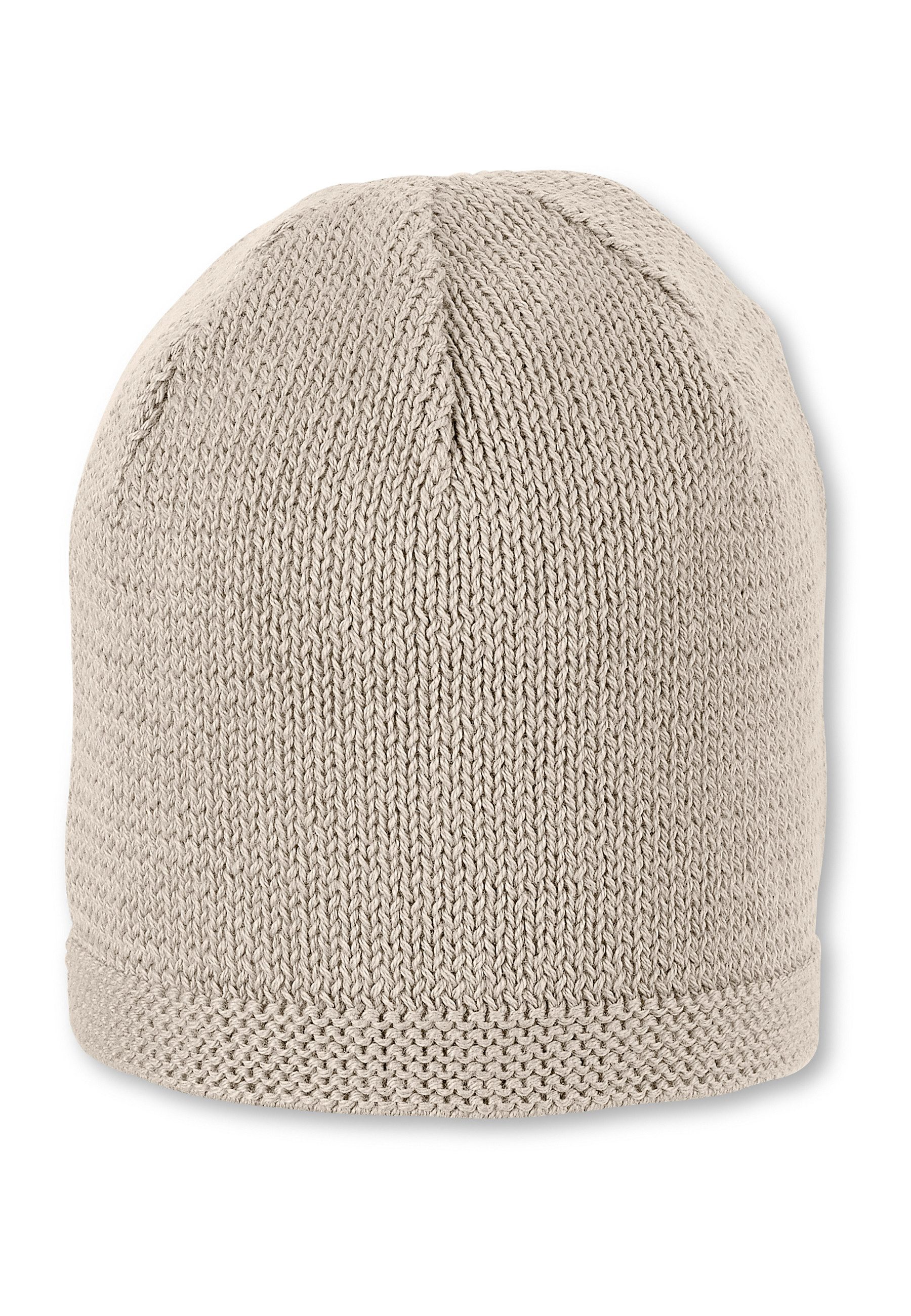 Sterntaler® Strickmütze OCS Strickmütze (1-St) Strick Beanie Kinder aus weicher Baumwolle unifarben von Sterntaler®