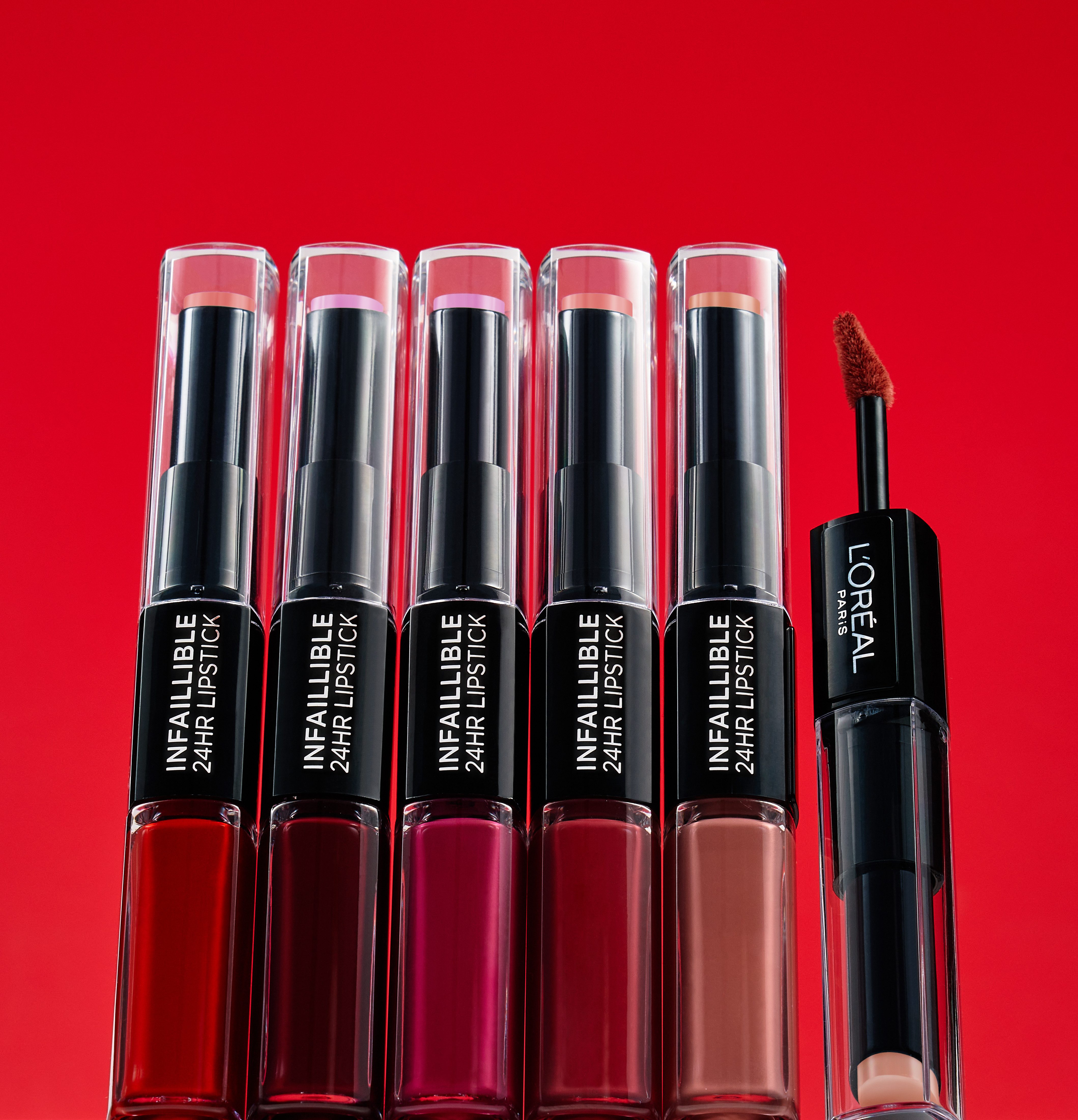 L'Oréal Paris Infaillible 2-Step Lippenstift · 6 ml · Rosa – Bild 4 von 5
