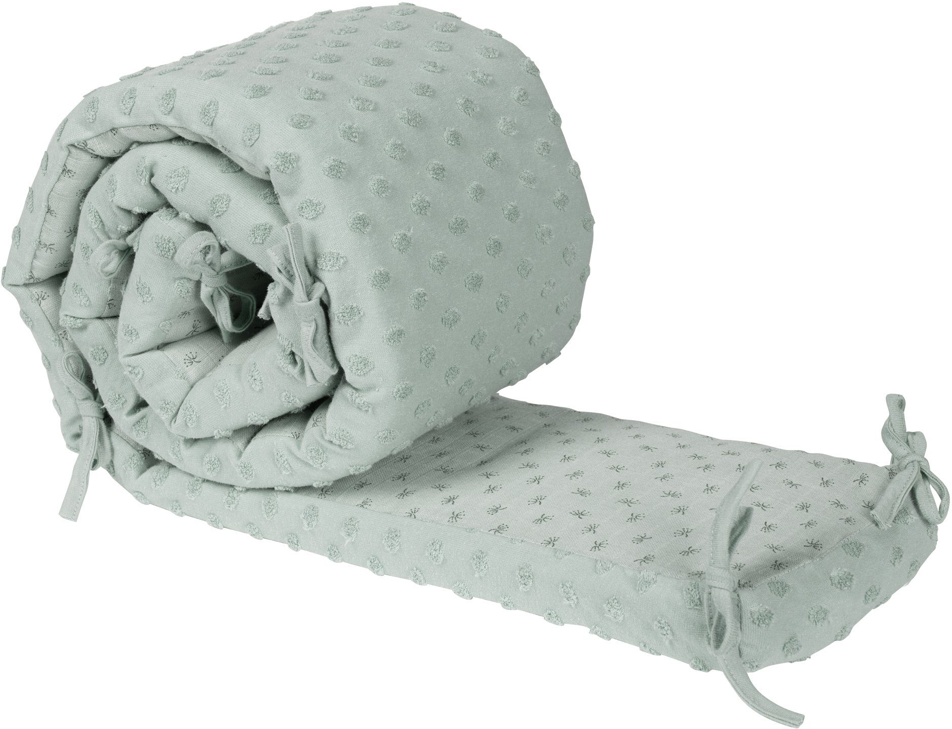 roba® Bettnestchen Lil Planet, frosty green, GOTS made with organic materials, zertifiziert durch BCS 36081