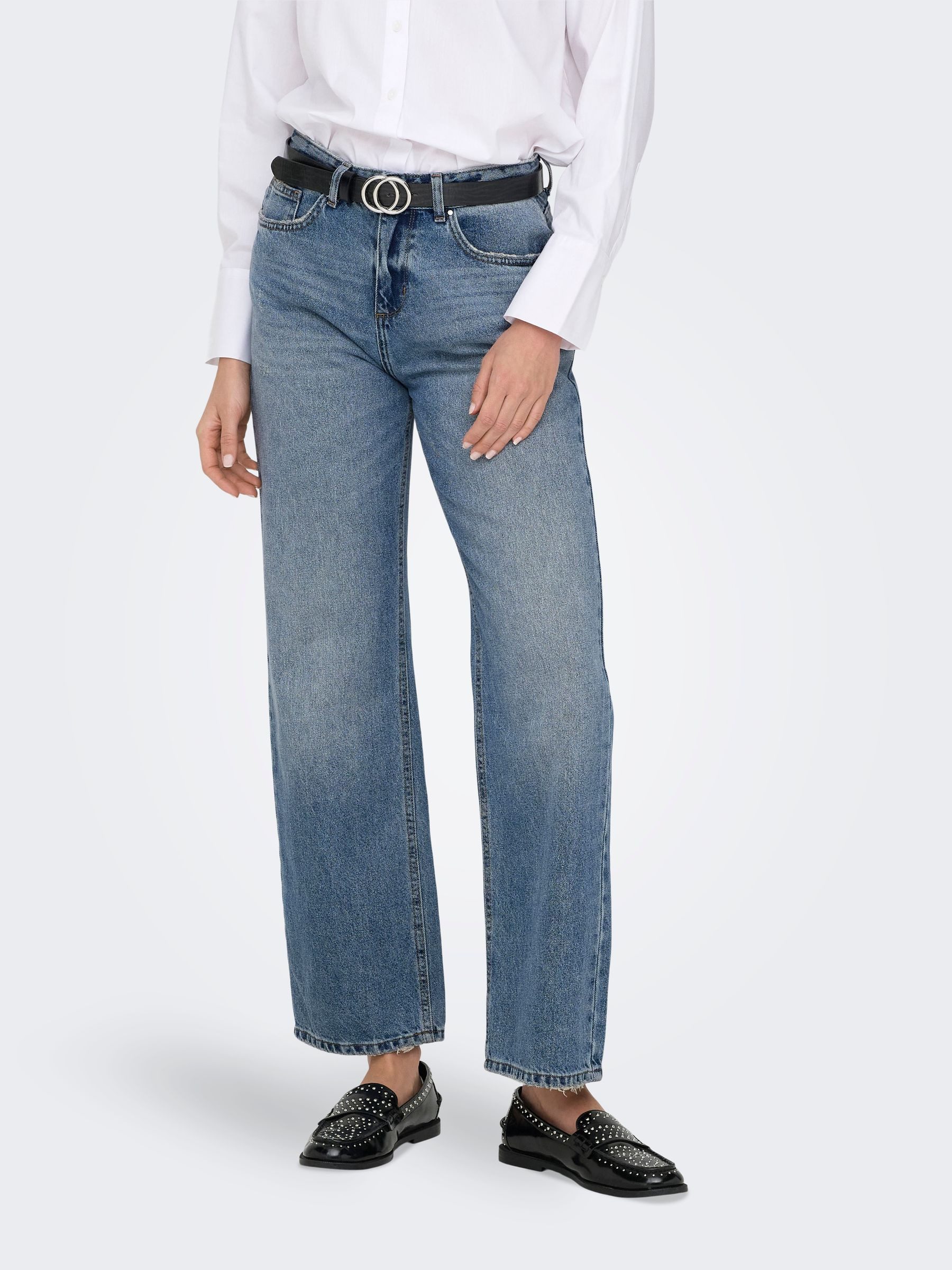 ONLY High-waist-Jeans Coole Ripped Jeans Distressed günstig online kaufen
