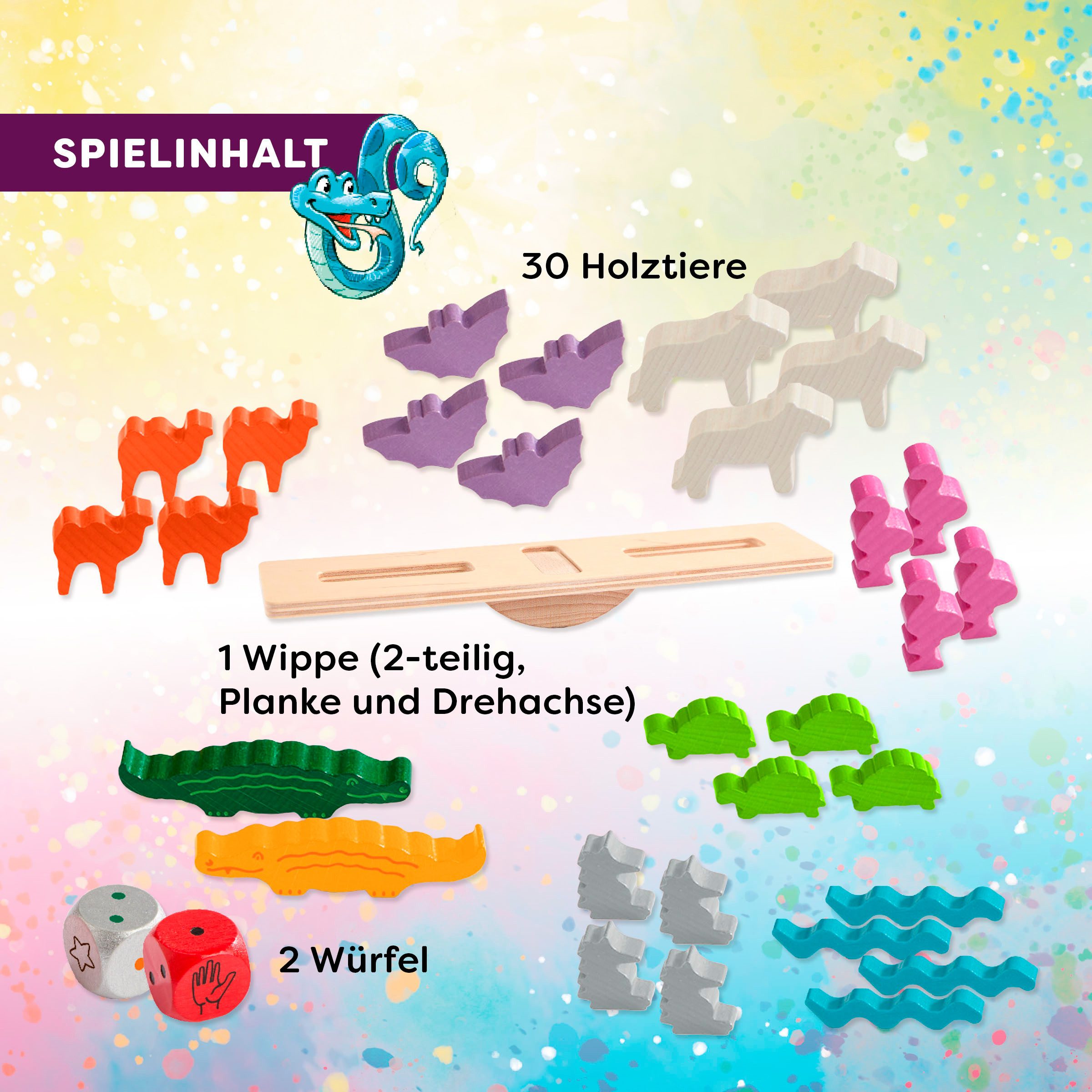 Haba Spiel Tier auf Tier Deluxe - Doppelt hält besser: 2 Spiele in 1 Box!