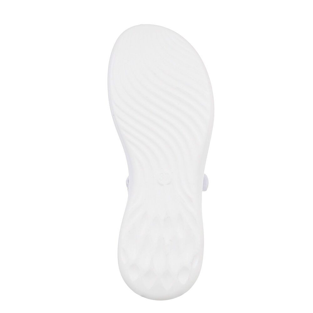 Ital-Design Damen Freizeit Riemchensandalette (86527288) Keilabsatz/Wedge Keilsandaletten in Weiß