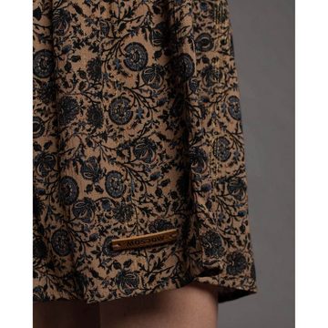 Moscow Design Volantkleid Rosali Dress Hängerkleid mit Muster und Glitzerfaden (1-tlg)