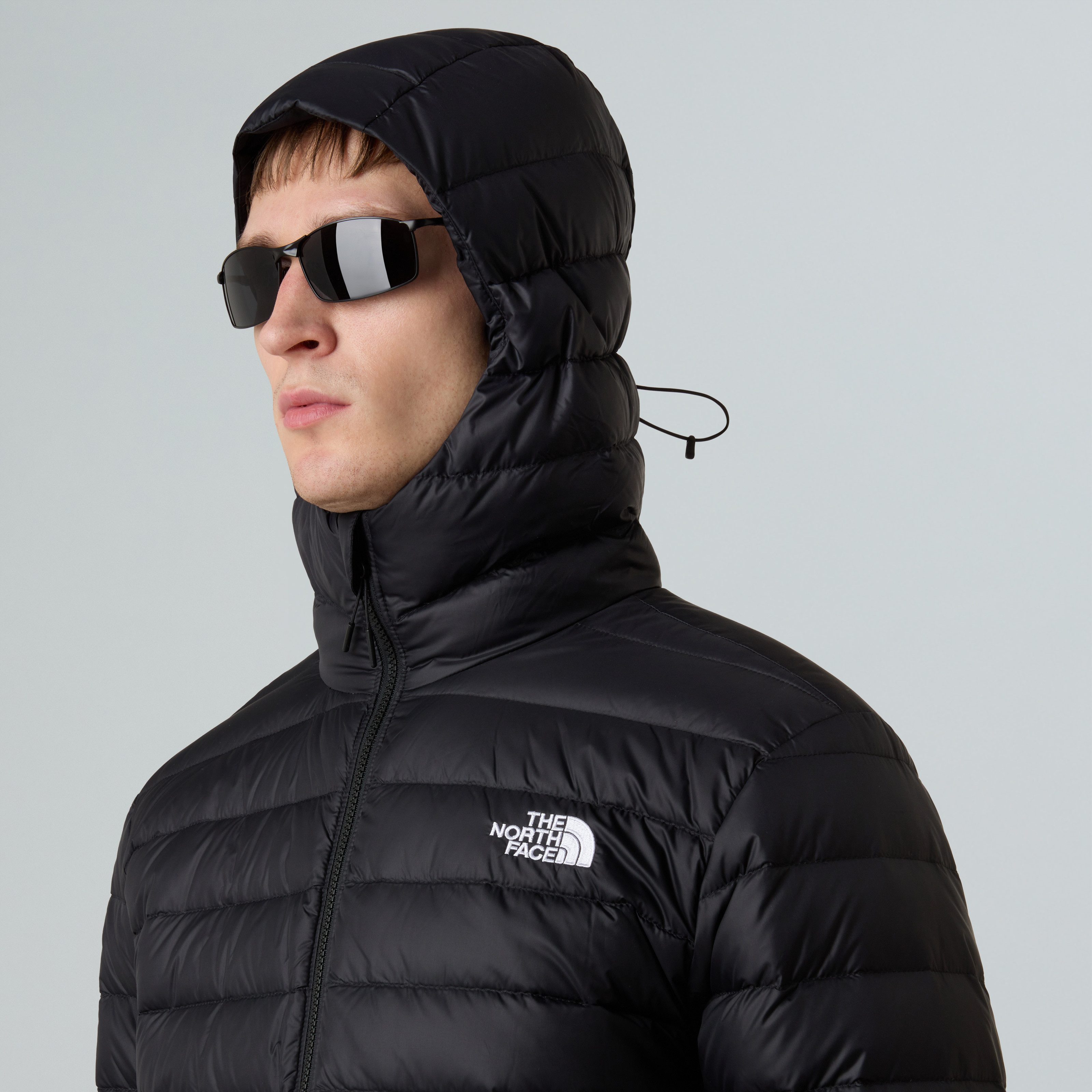 The North Face Daunenjacke M CLASSIC DOWN HOODED JACKET für niedrige Temperaturen, aus Nylon, sportlicher Stil – Bild 5 von 5
