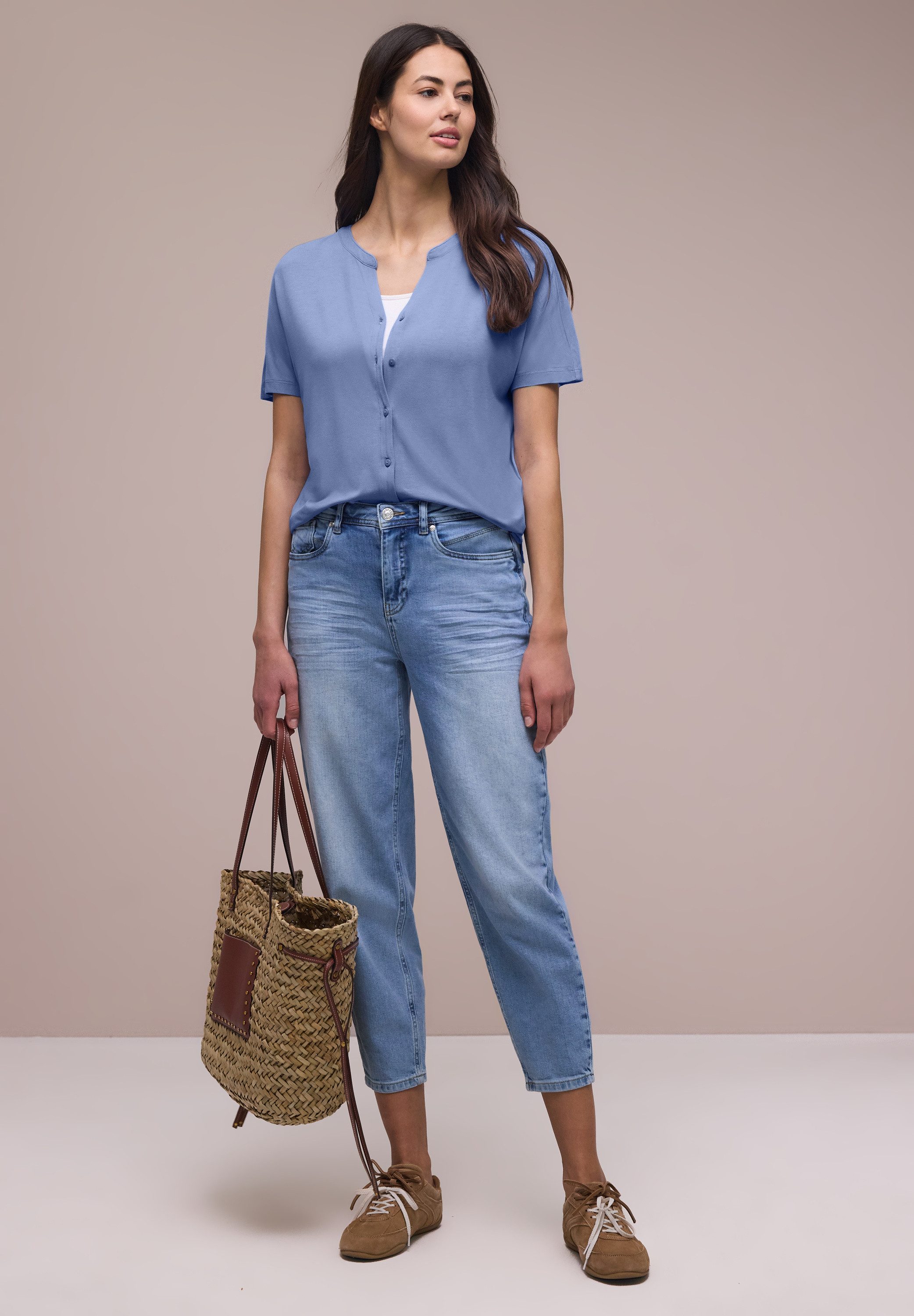 STREET ONE Blusenshirt Sommershirt im Tunika-Look – Bild 4 von 5