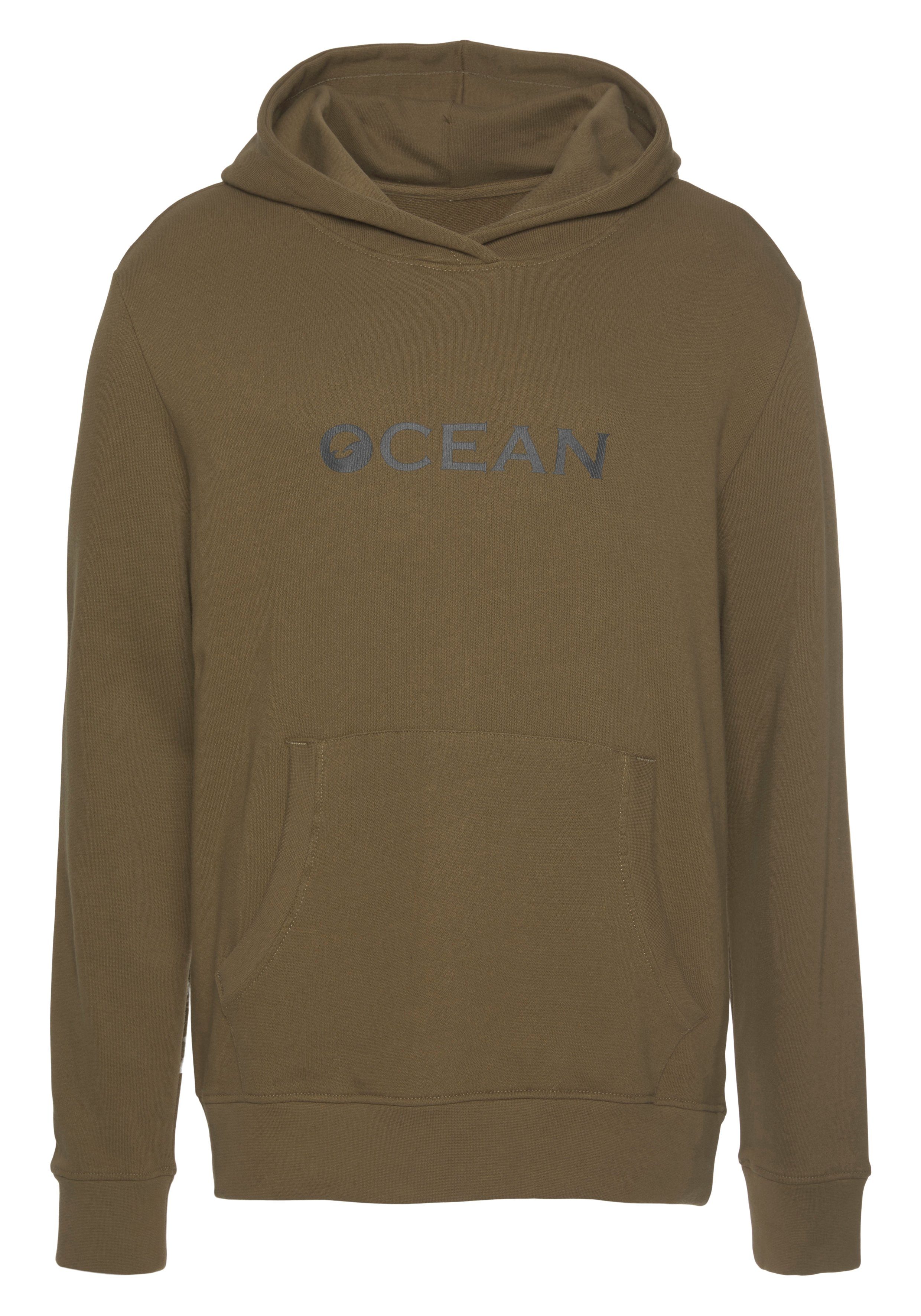 reiner Hoody aus Ocean Sportswear Kapuzensweatshirt Baumwolle khaki Essentials