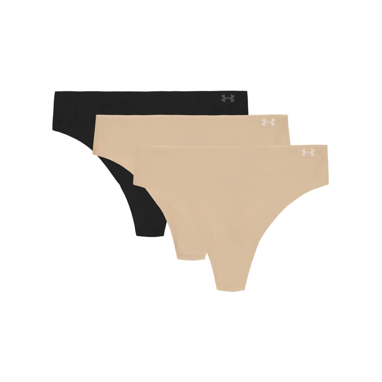 Under Armour® Slip Under Armour Damen Slips PURE STRETCH THONG-SOLID 3 Pack UUSHJ135