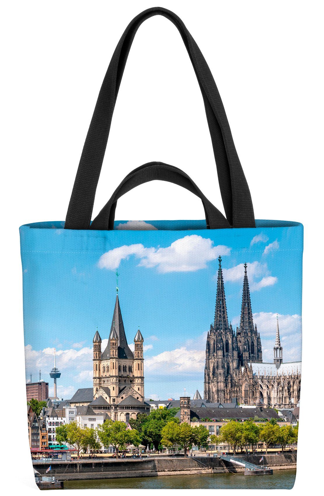 VOID Henkeltasche (1-tlg), Köln Skyline Kölner Dom Kölle Fastnacht Fasching Karneval Alaaf Ehren