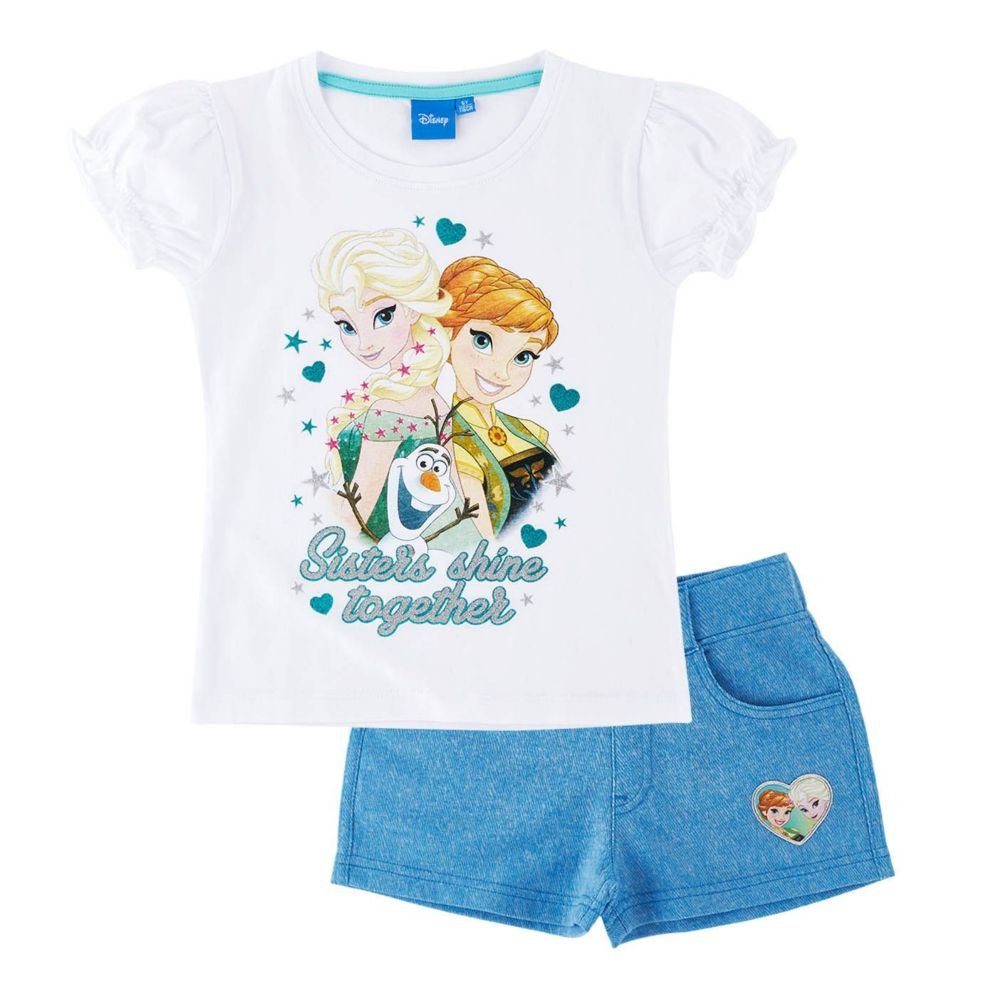 Disney Frozen T-Shirt & Shorts | Hosen-Sets