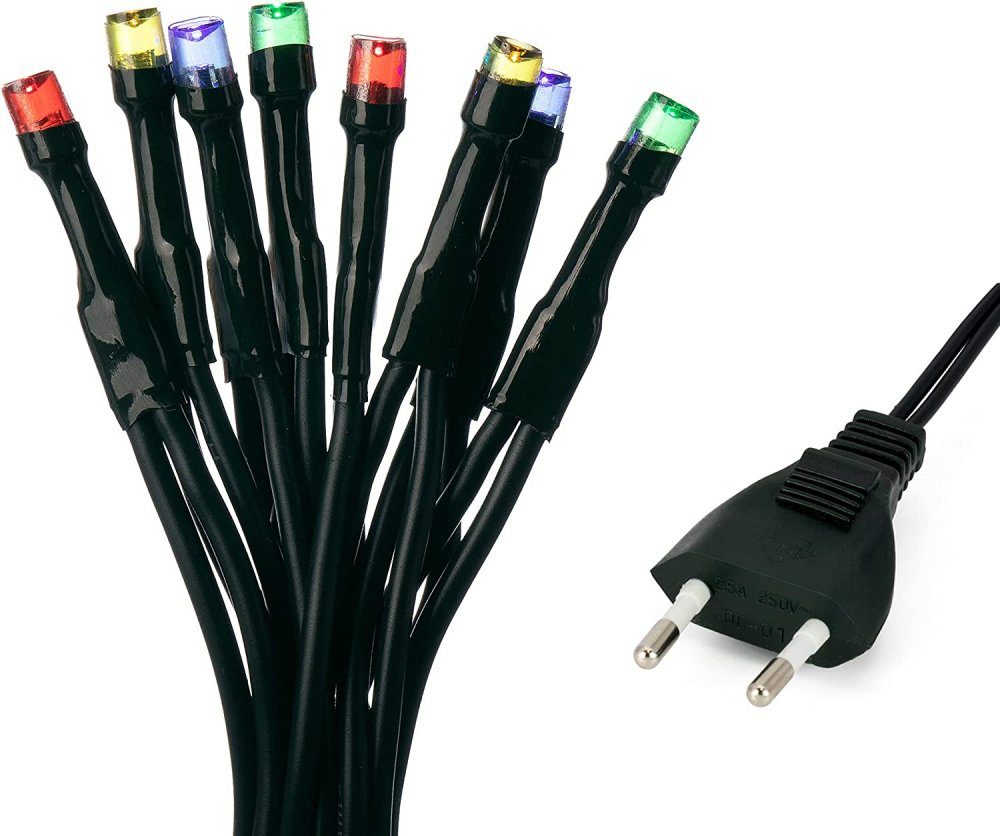 Hellum LEDLichterkette Hellum LEDLichterkette 20 BS bunt/grün innen