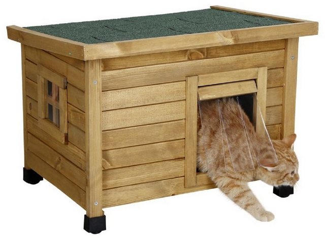 Kerbl Tierhaus Kerbl Katzenhaus Rustica 57x45x43 cm 81564