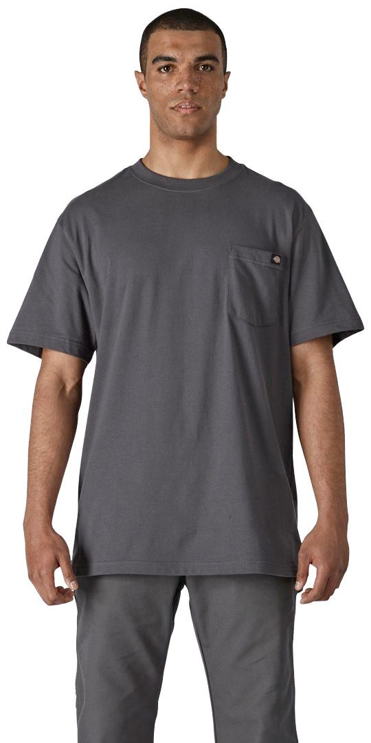 Dickies T-Shirt Pocket aus Baumwolle Anthrazit