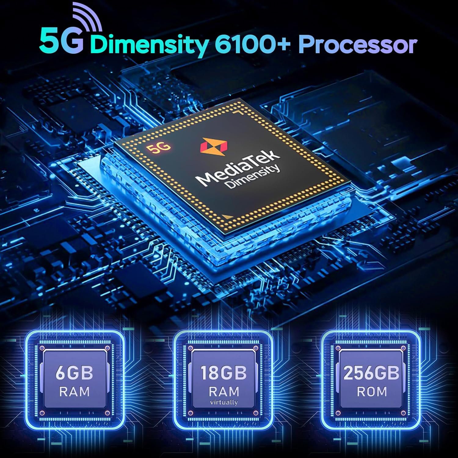 OUKITEL WP39 5G 24+256GB Outdoor Smartphone (16,76 cm/6.6 Zoll, 256 GB Speicherplatz, 64 MP Kamera, IP68 Wasserdicht Baustellenhandy, 11000mAh, NFC, OTG, GPS)