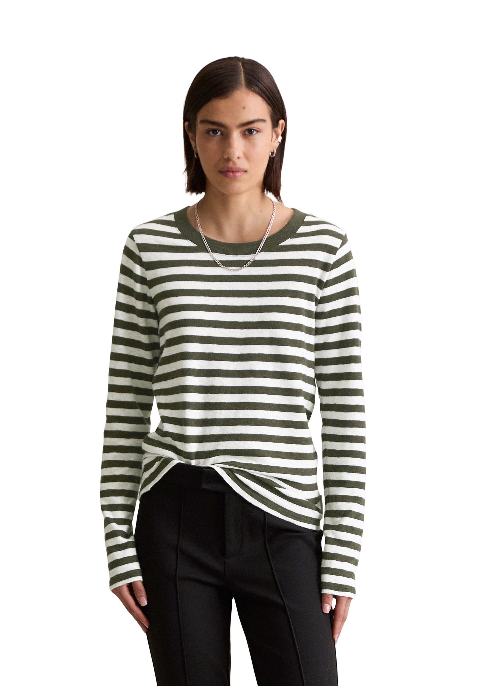 Marc O'Polo DENIM Langarmshirt aus Heavy Slub Jersey günstig online kaufen