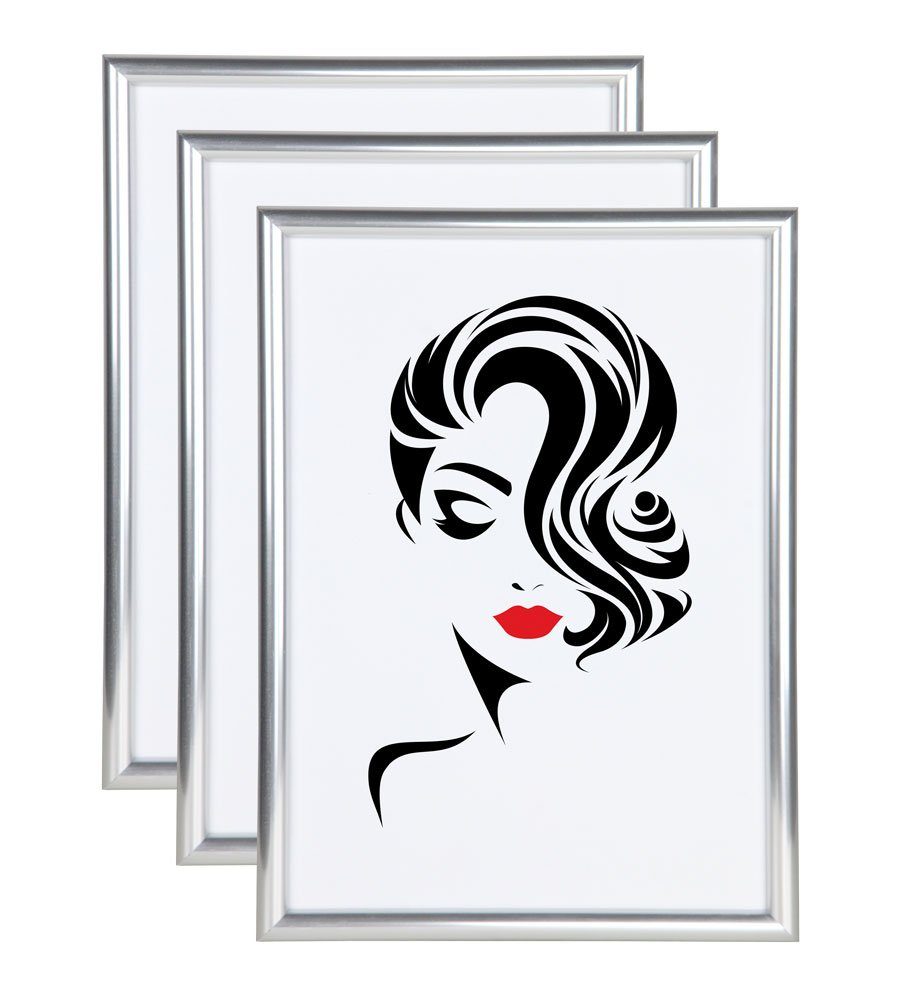 IDEAL TREND Bilderrahmen 3er 5er Set Classic Leichter Kunststoff Bilder Fot günstig online kaufen