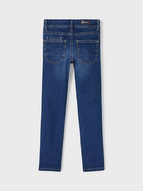 Name It Regular-fit-Jeans Denim Jeans Slim Fit Hose mit verstellbarem Bund NKMTHEO 5533 in Dunkelblau