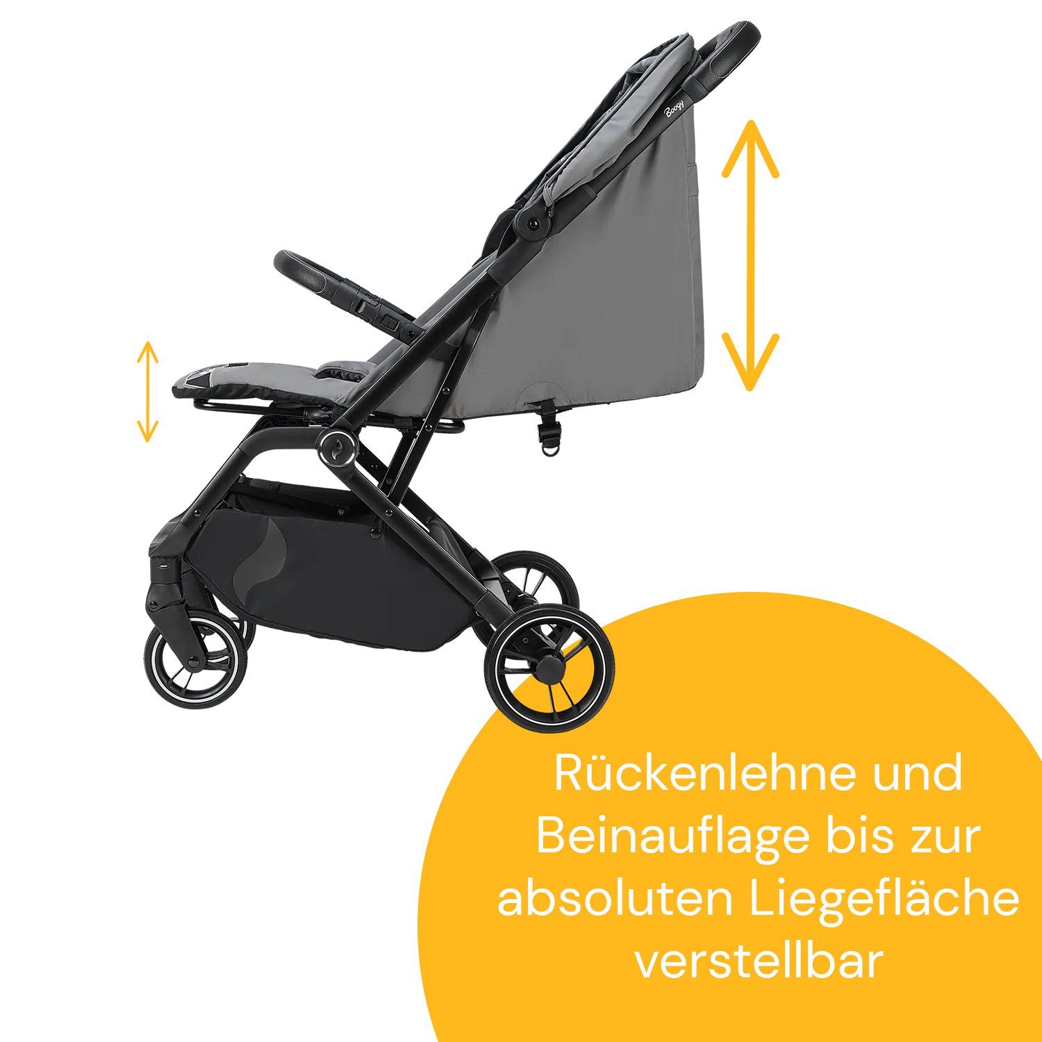 Osann Kinder-Buggy Boogy 2, 0 - 22 kg inkl. Regenverdeck, große Räder, Einhand-Faltmechanismus