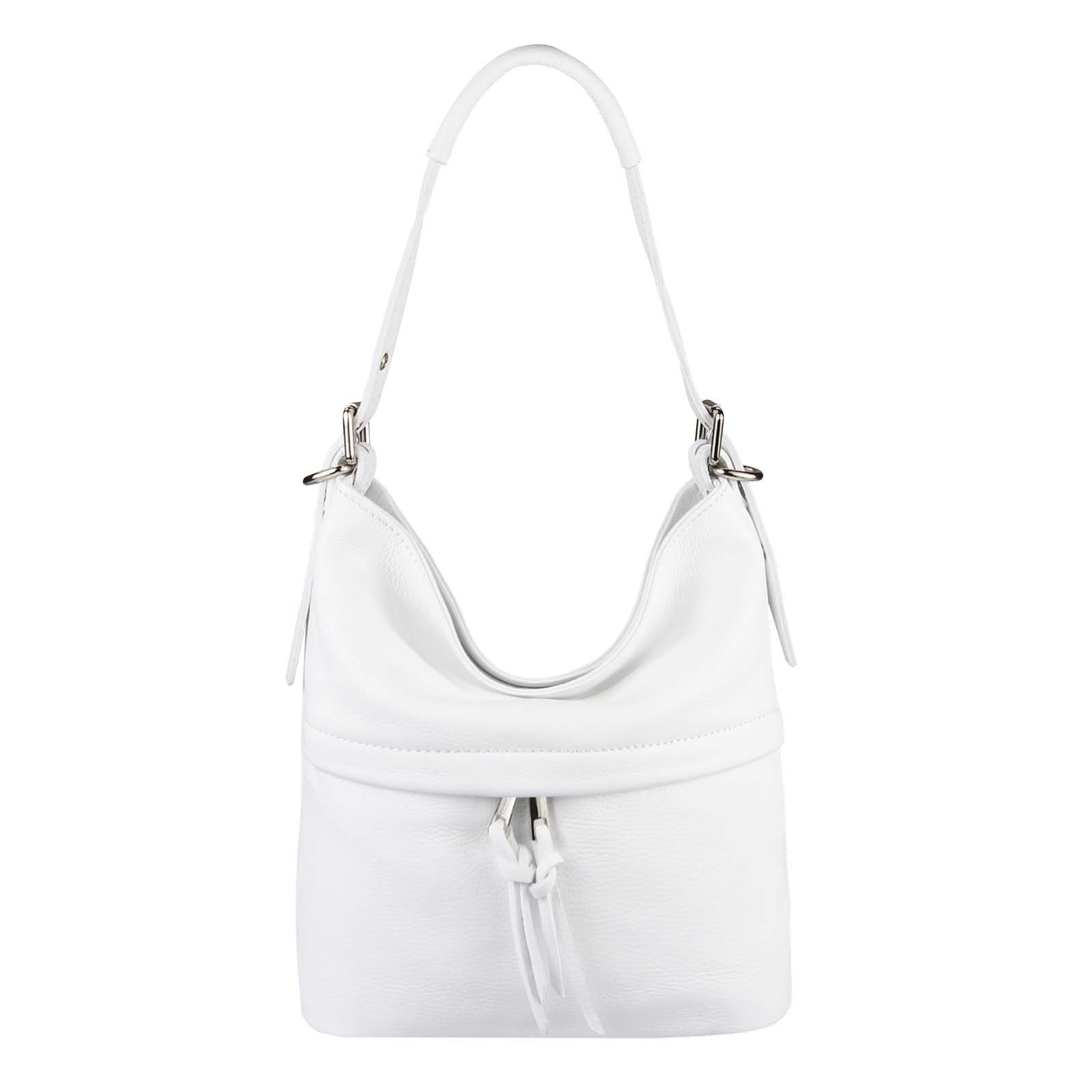 ITALYSHOP24 Schultertasche Made in Italy Damen XL Leder Shopper, als Handtasche, Henkeltasche, Umhängetasche tragbar