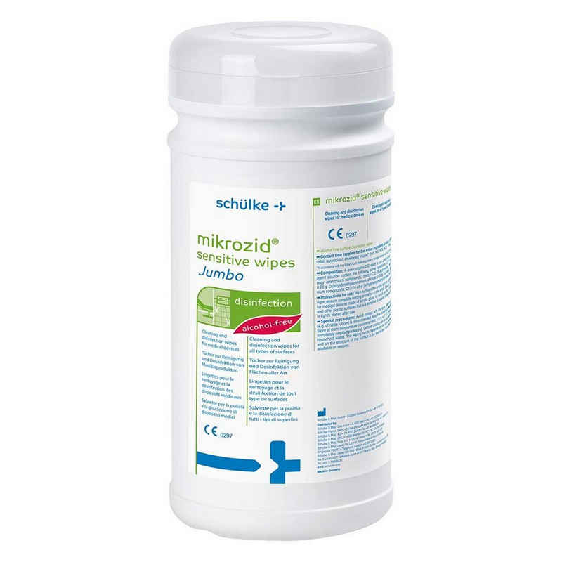 Bode Chemie Mikrozid® sensitive wipes Oberflächen-Desinfektionsmittel (200-St. für Desinfektion von sensiblen Bereichen und empfindlichen Oberflächen)