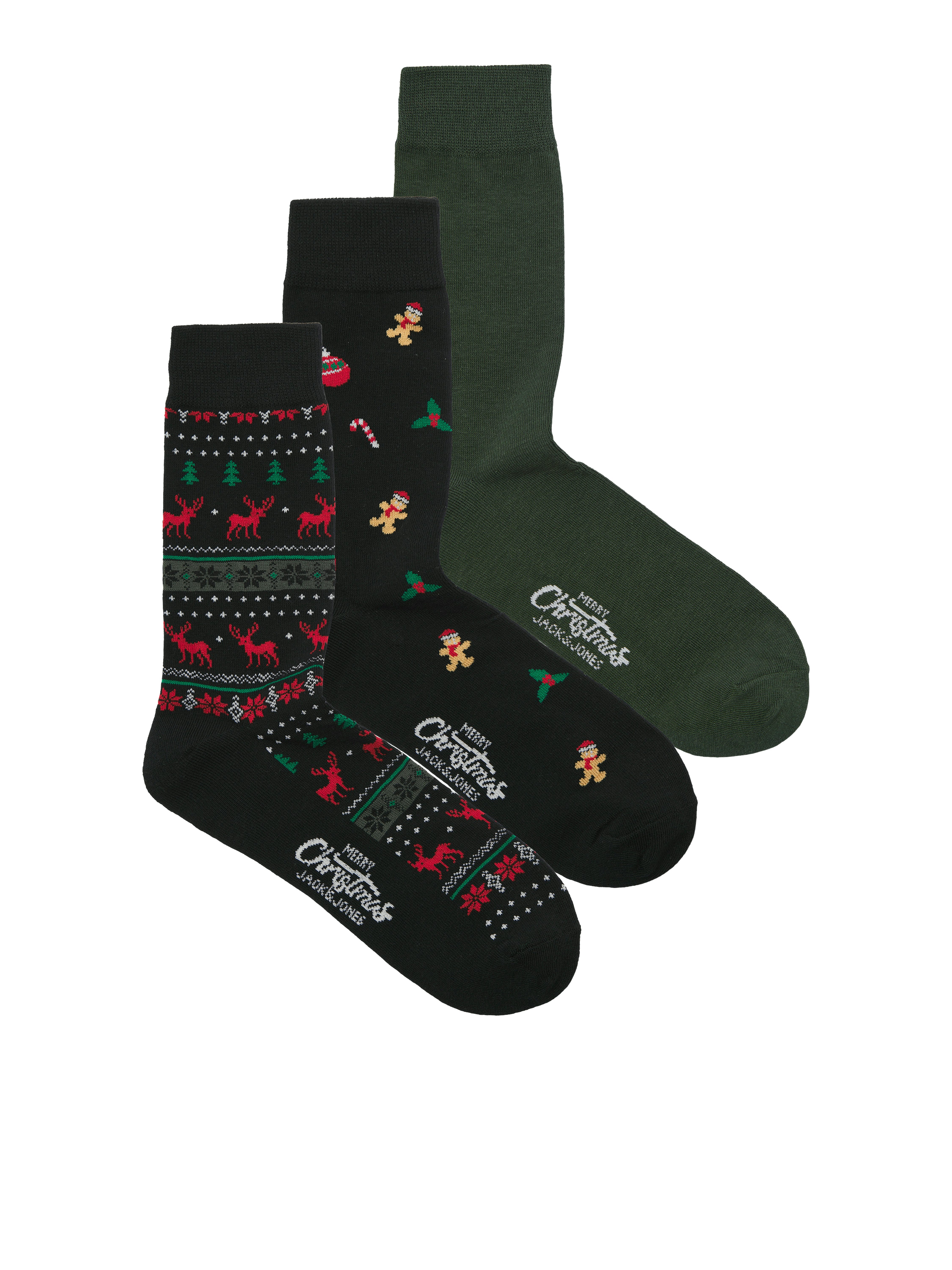Jack & Jones Freizeitsocken JACXMAS REINDEER SOCKS 3 PACK (Packung, 3-Paar) günstig online kaufen