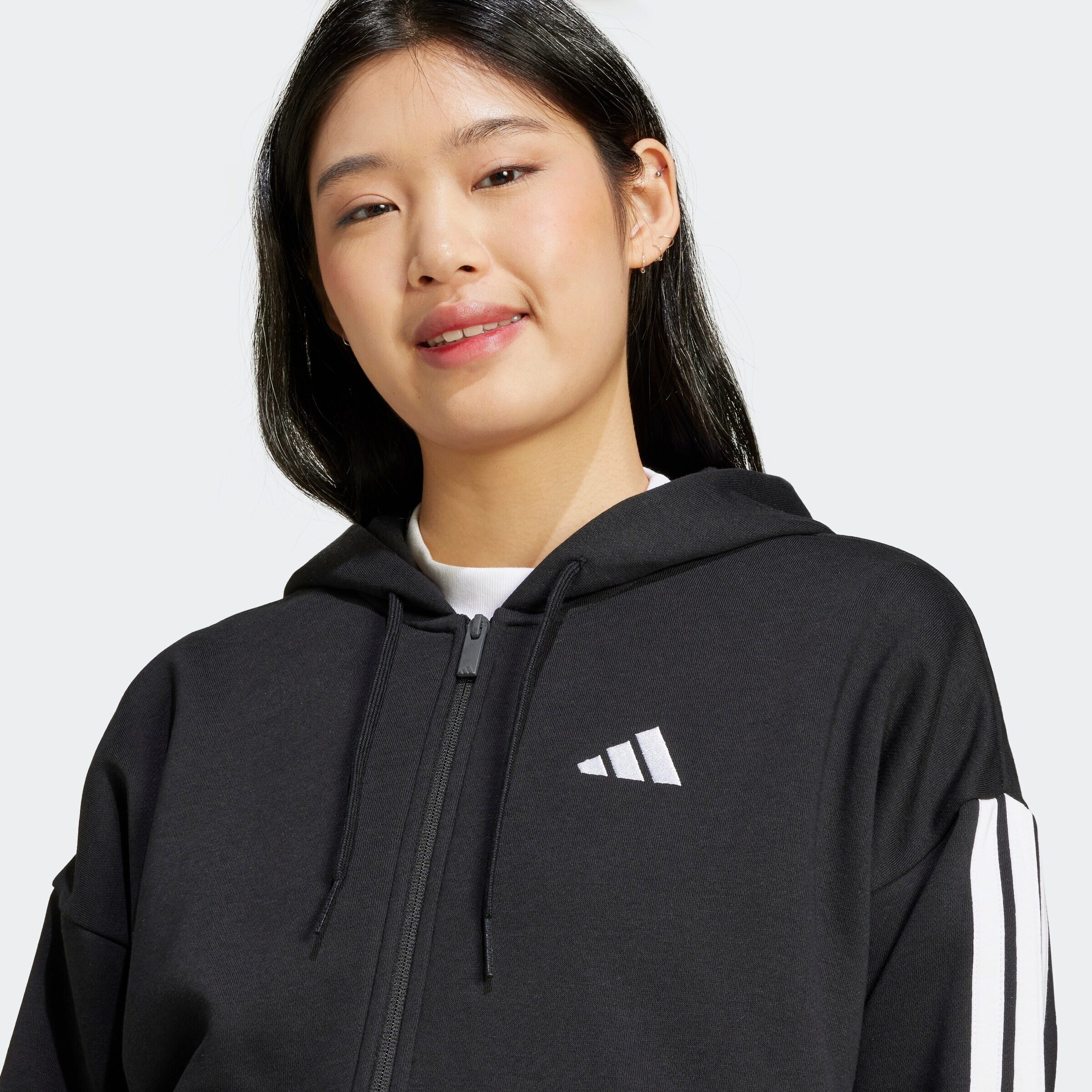 adidas Sportswear Sweatjacke Essentials (1-tlg) Seitenstreifen