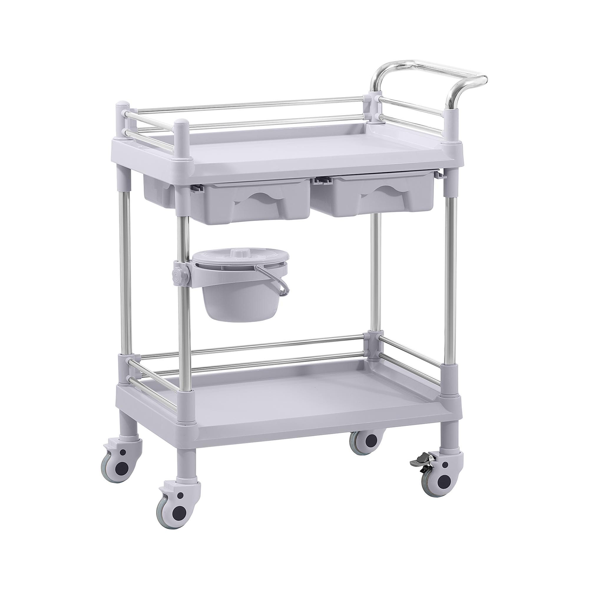 Steinberg Systems Regalwagen Laborwagen Aufbewahrungswagen Labor Rollwagen 2 Ablagen 2 Fächer 40 kg