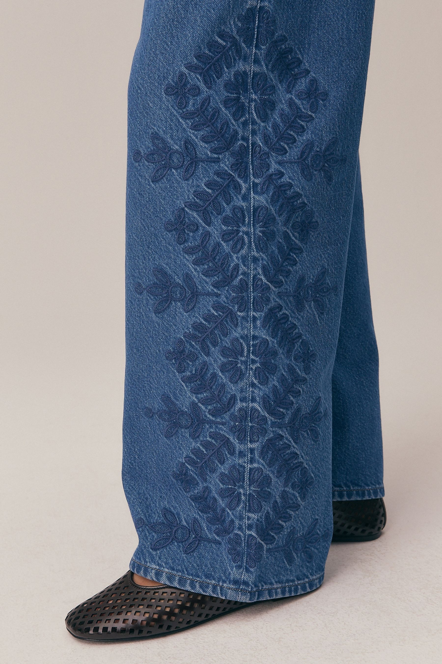 Next Weite Jeans Weit geschnittene Jeans (1-tlg)