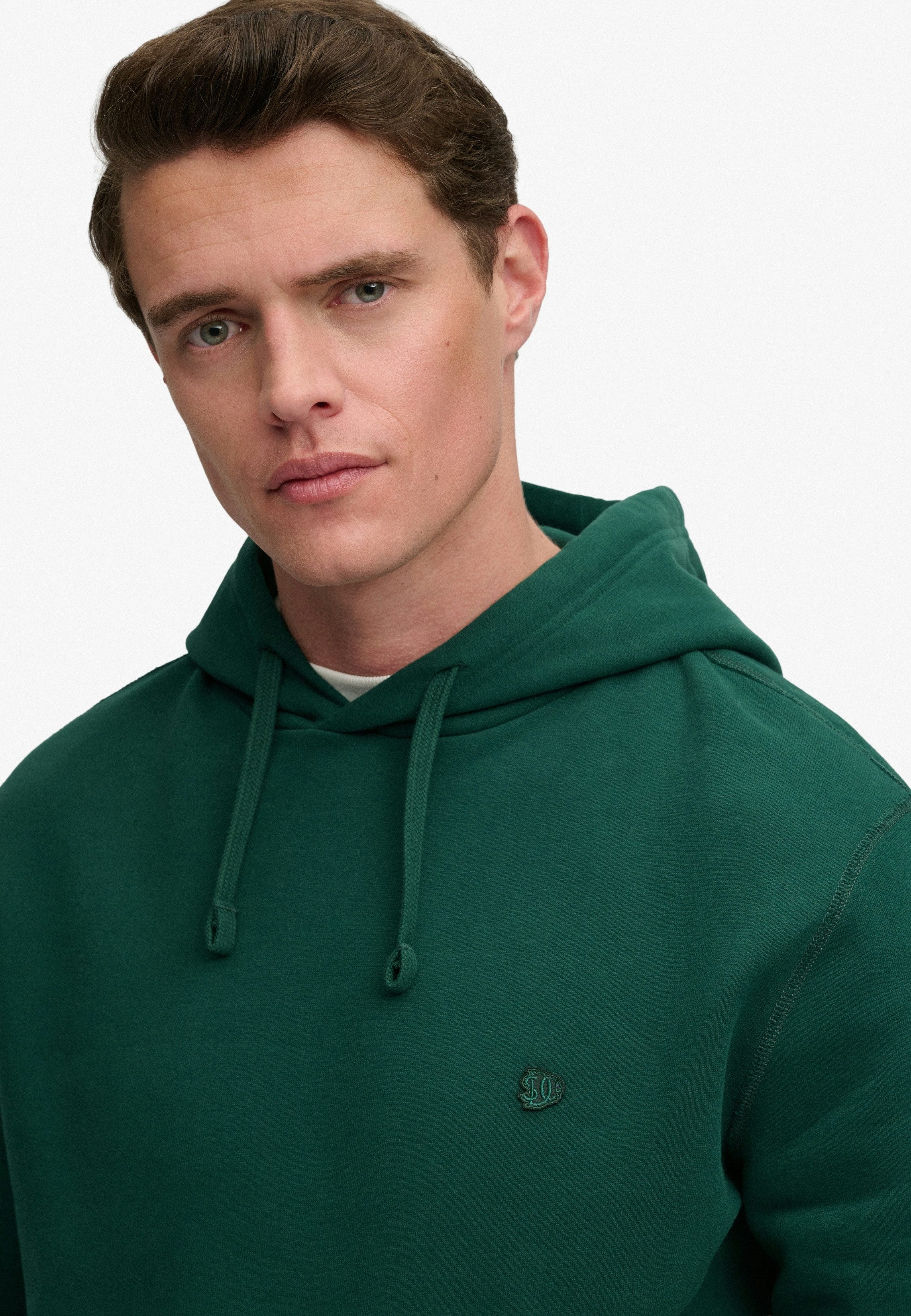 Superdry Kapuzensweatshirt ESSENTIAL SDCO LOGO HOOD Baumwollmischung, regular fit
