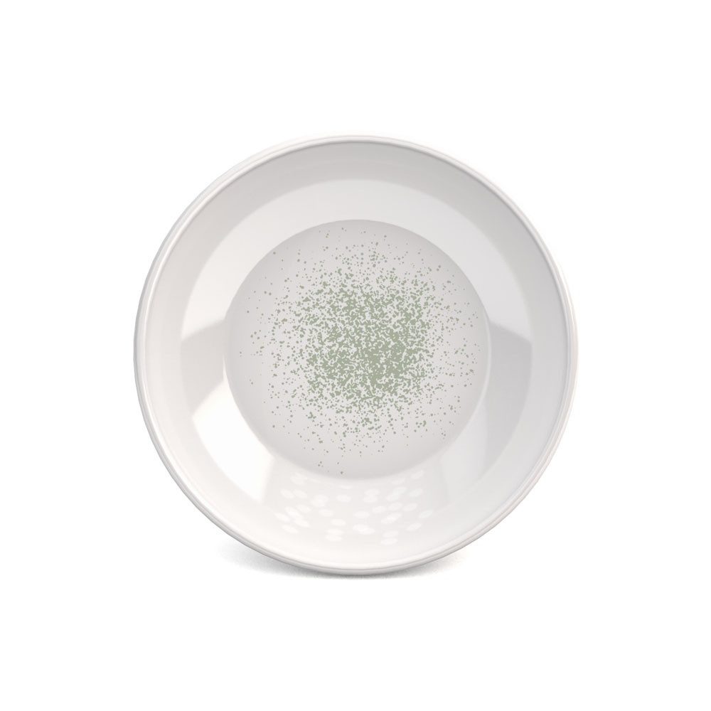 Ornamin Dessertteller Beilagenteller puristisch, Beilagenteller Ø 18,5 cm l leicht l Camping, Outdoor, Catering