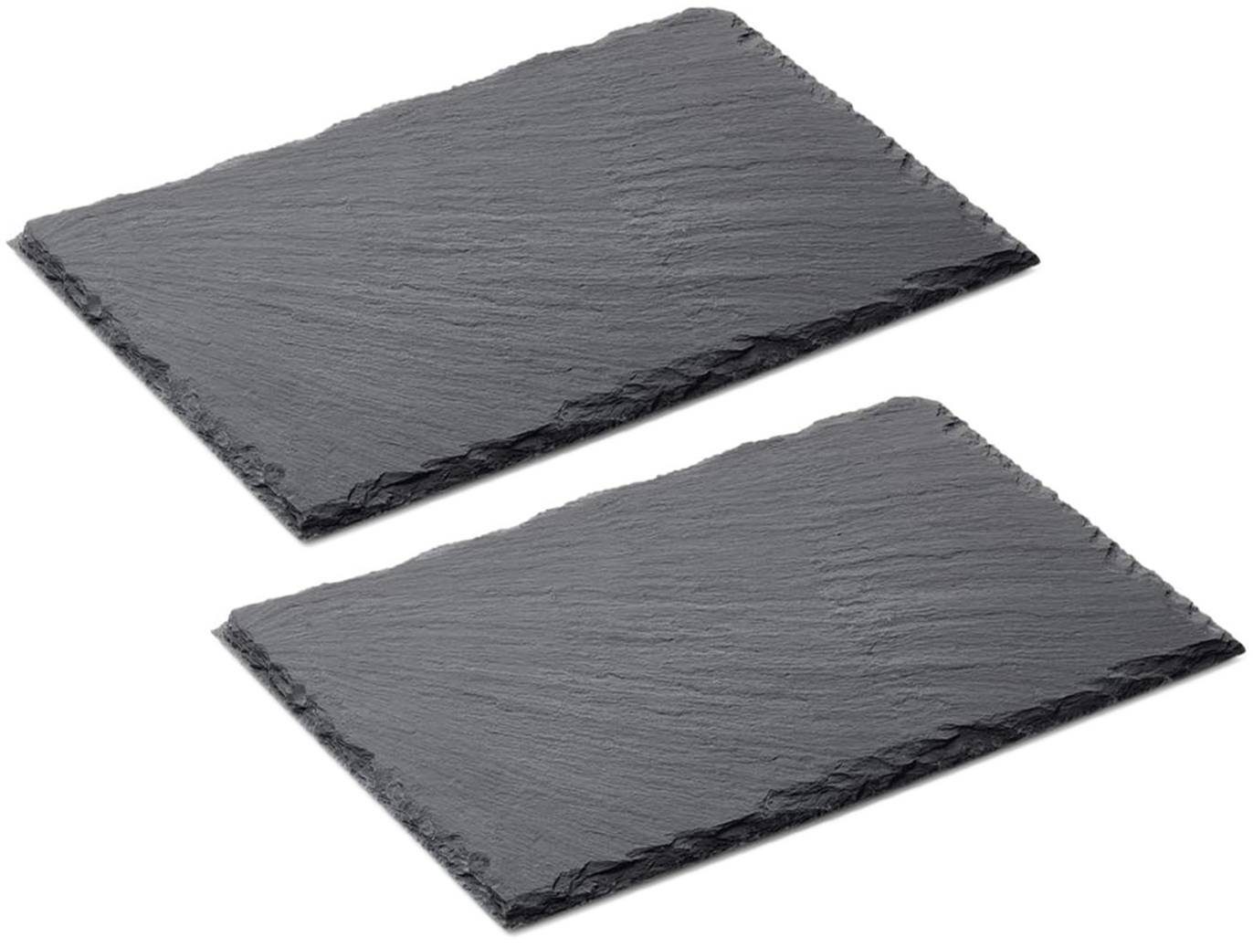 Emilja Servierplatte Schieferplatten 35 x 25cm rechteckig 2 Stück