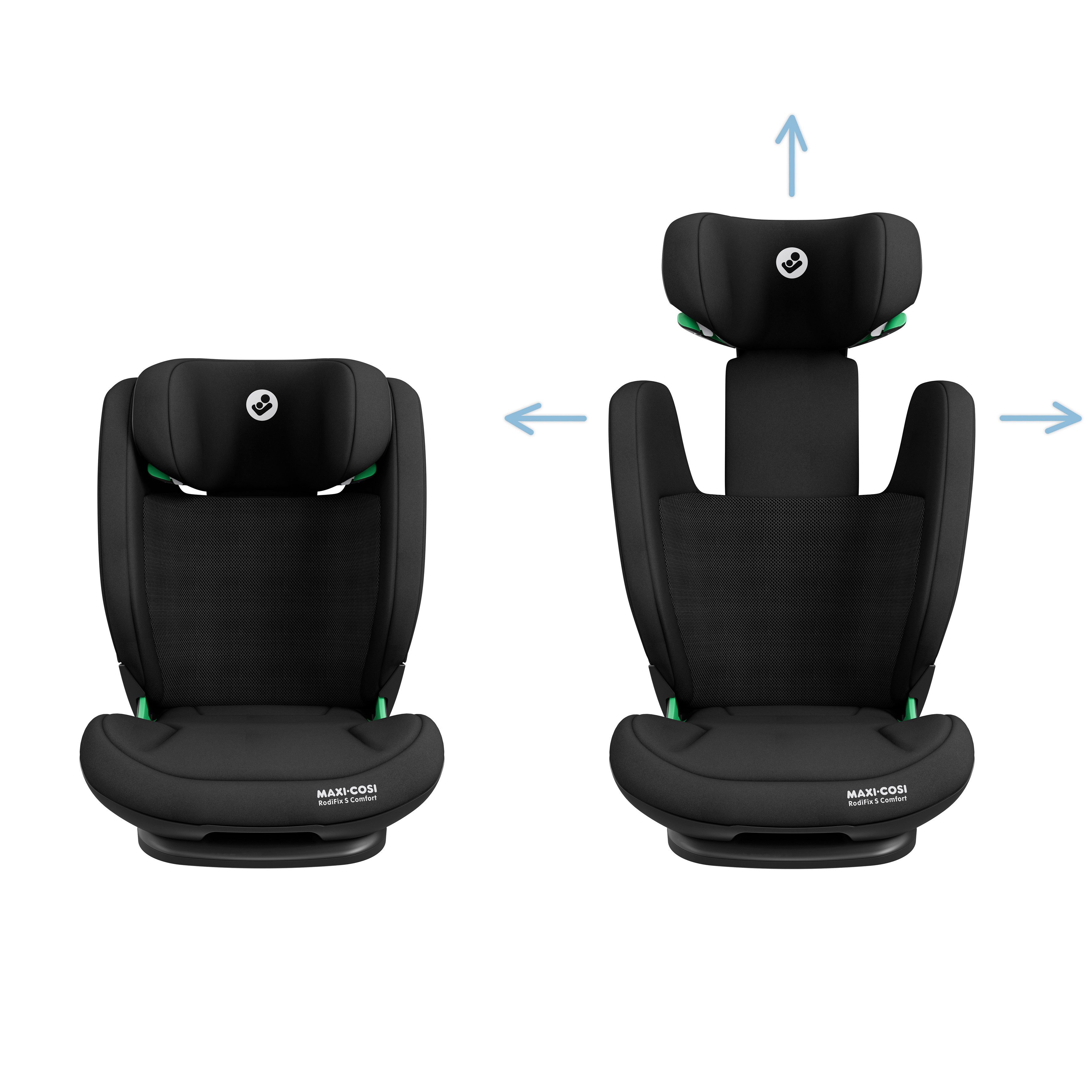 Maxi-Cosi Autokindersitz Maxi-Cosi RodiFix S Comfort i-Size, atmungsaktive bequeme Stoffe, vers, ab: 3.5 Monate, bis: 12 Jahre, Mehrere Liegepositionen  Atmungsaktive Komfortstoffe  G-CELL Seite…