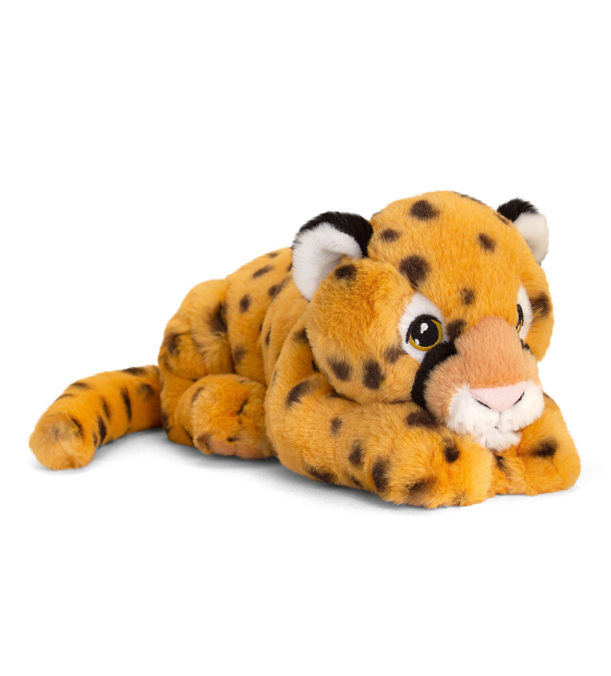 Keel Toys Kuscheltier Keeleco Plüschtier Cheetah Gephard aus recycelten Materialien