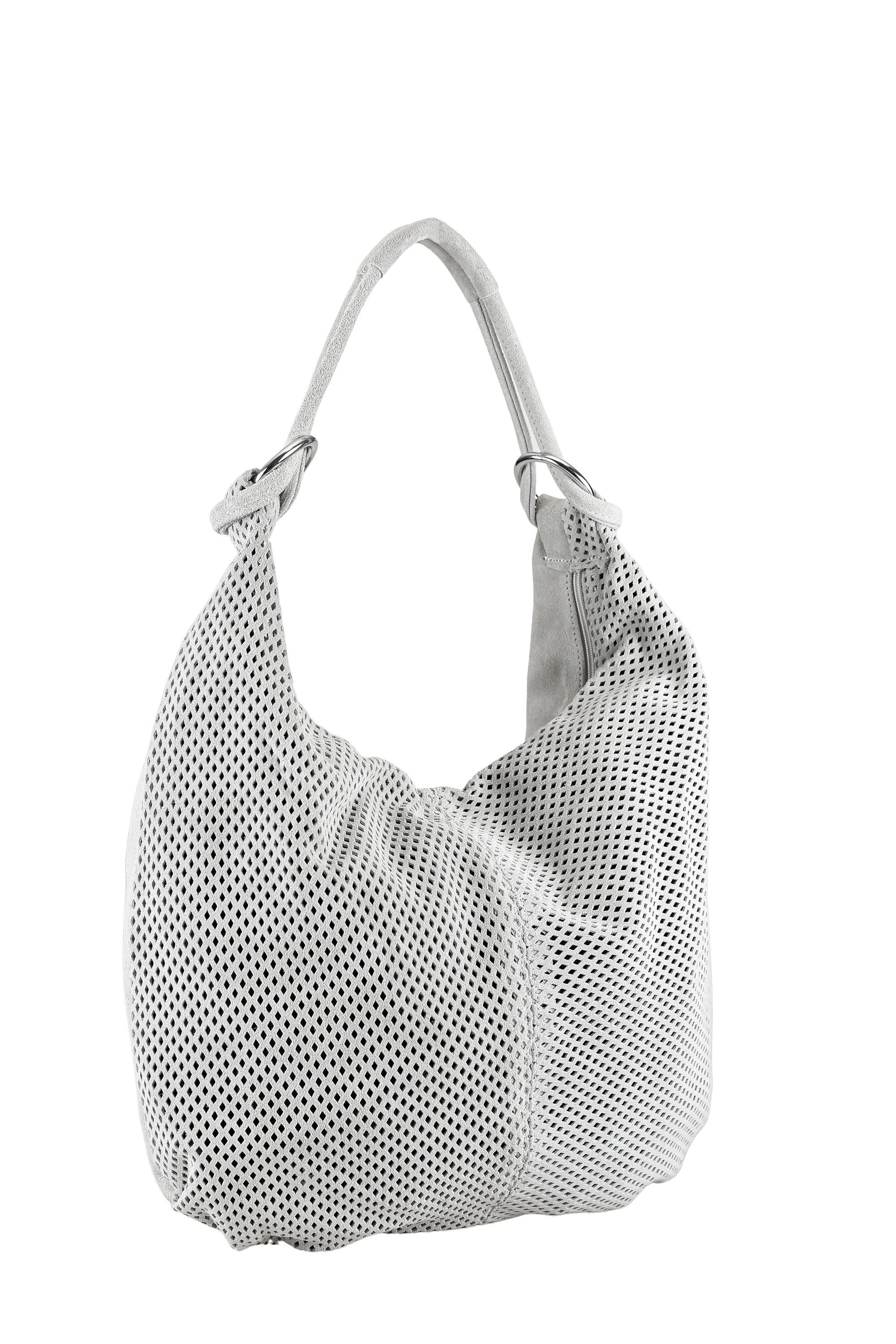 COLLEZIONE ALESSANDRO Schultertasche Midnight Luxe, aus Leder mit Laser-Lochung