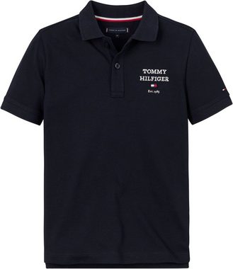 Tommy Hilfiger Poloshirt TH LOGO POLO S/S mit Logostickerei