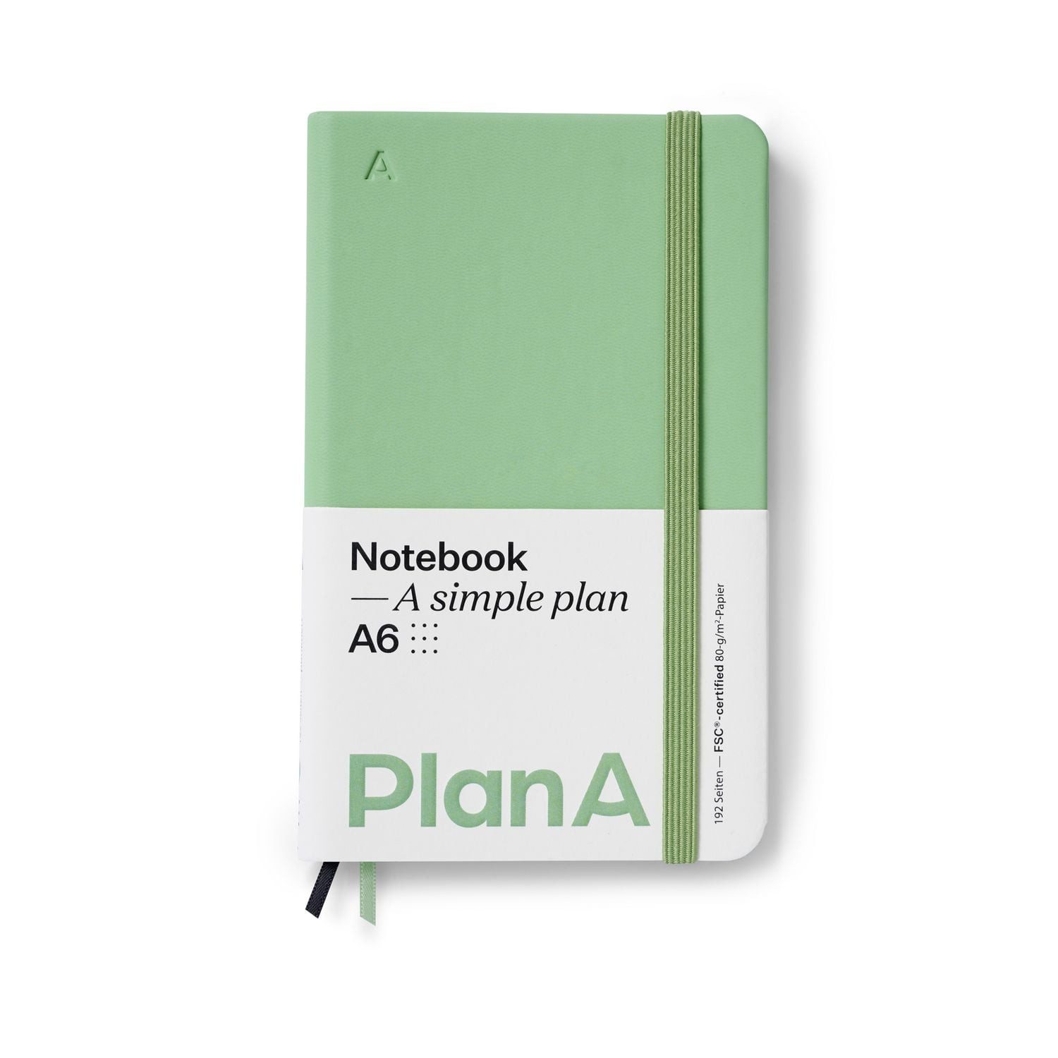 Notizbuch Notizbuch A6 Hardcover Punktiert Sage Green