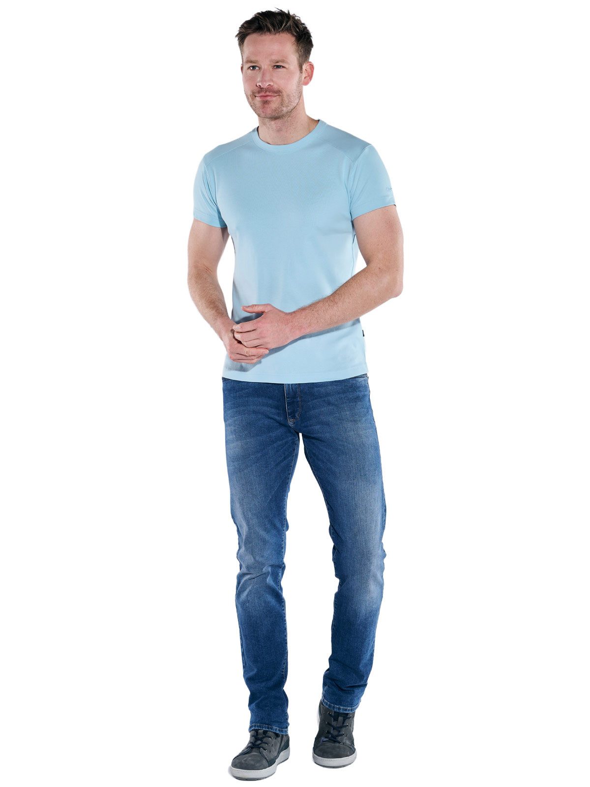 Engbers T-Shirt Herren T-Shirt "My Favorite" organic, Hellblau