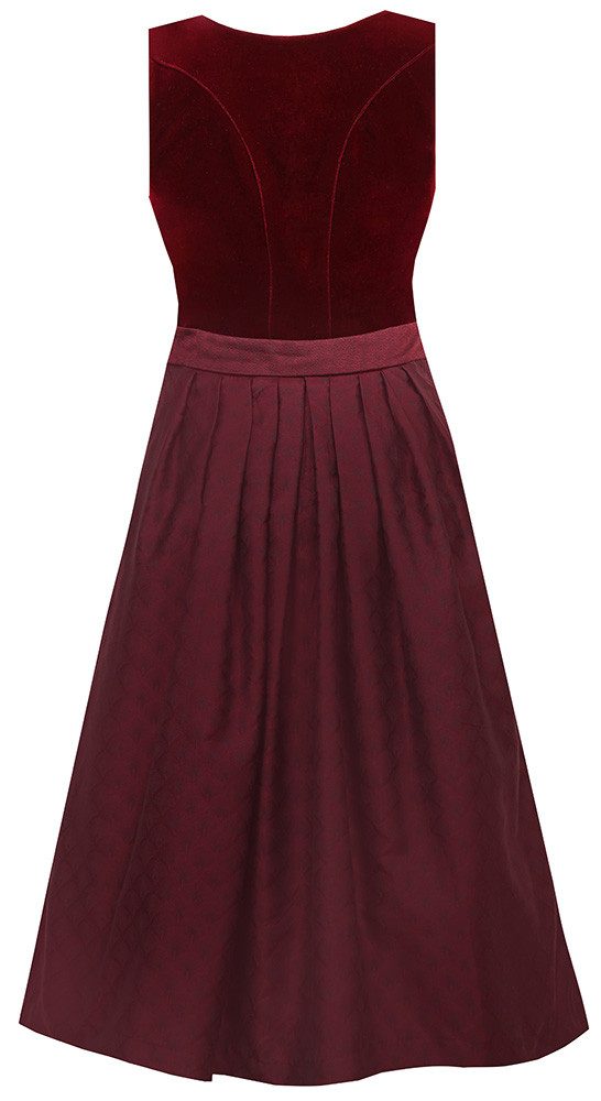 MarJo Dirndl Dirndl Grafling 65cm Länge rotwein