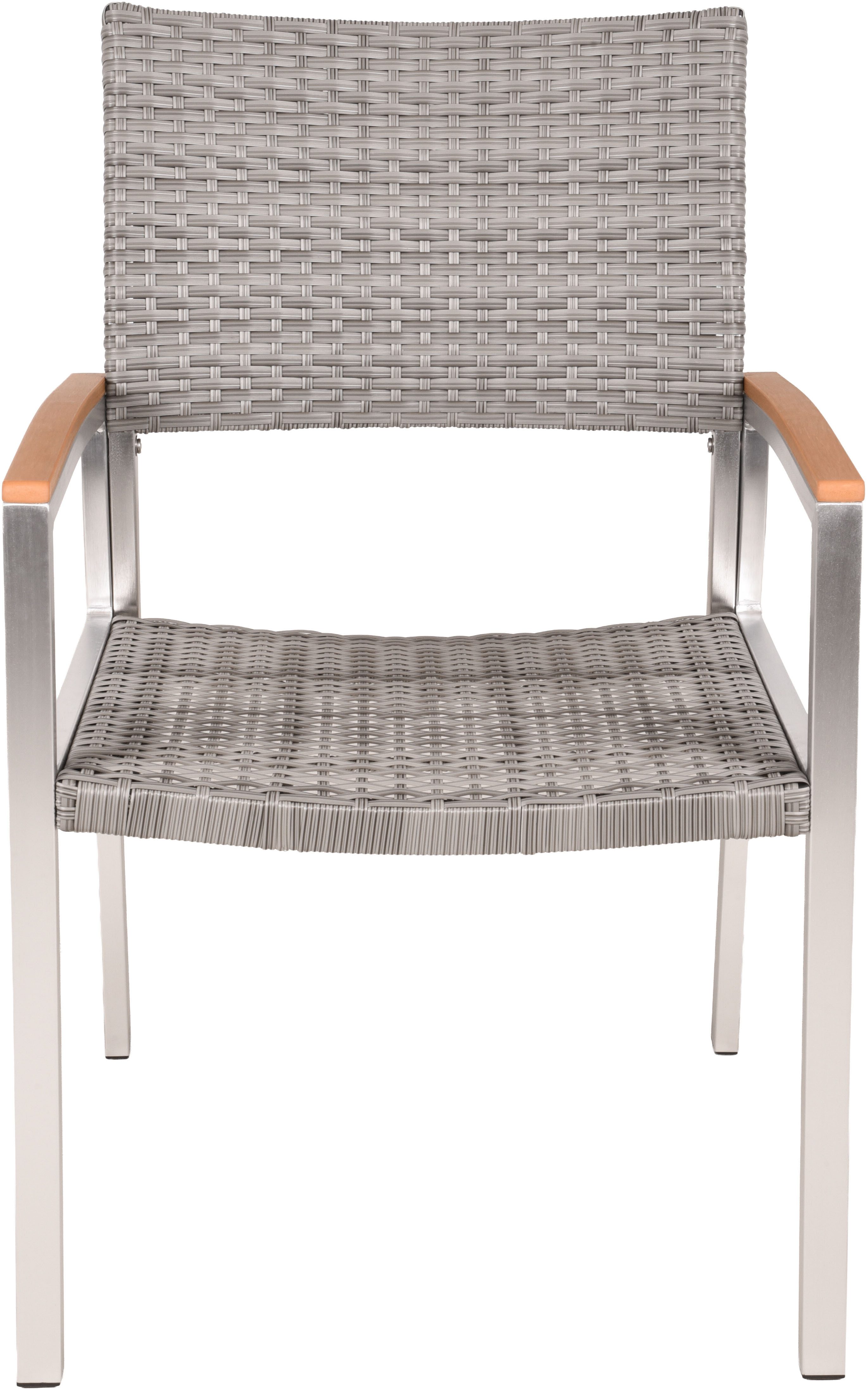 Garden Pleasure Stapelstuhl LIVORNO (Set, 2 St), Armlehne aus Non-Wood