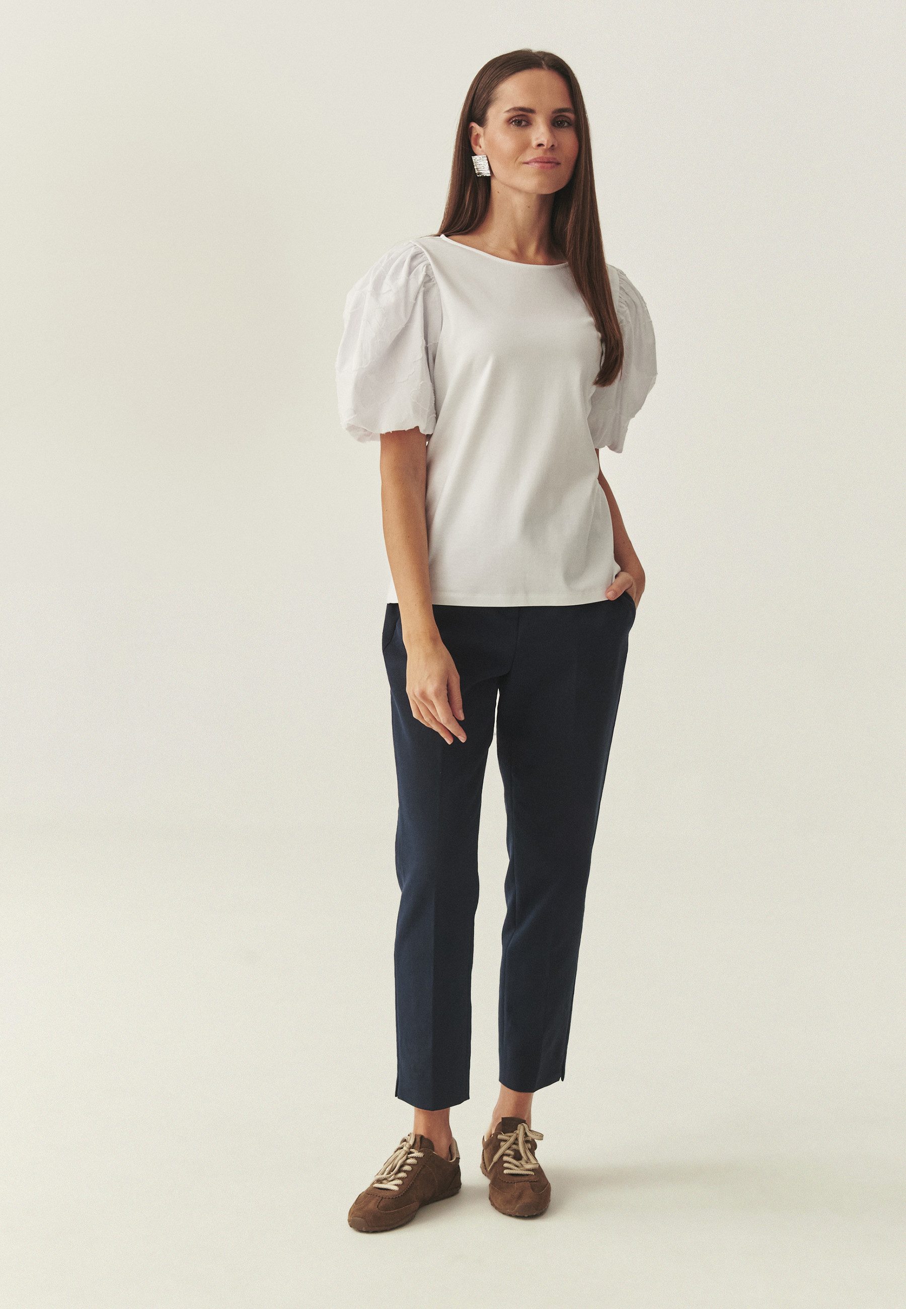 TATUUM Klassische Bluse Damenbluse Strickware Rika