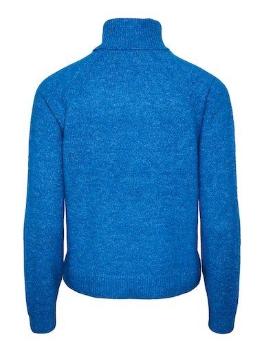 pieces Rollkragenpullover PCJULIANA BC LS ROLLNECK French NOOS KNIT Blue