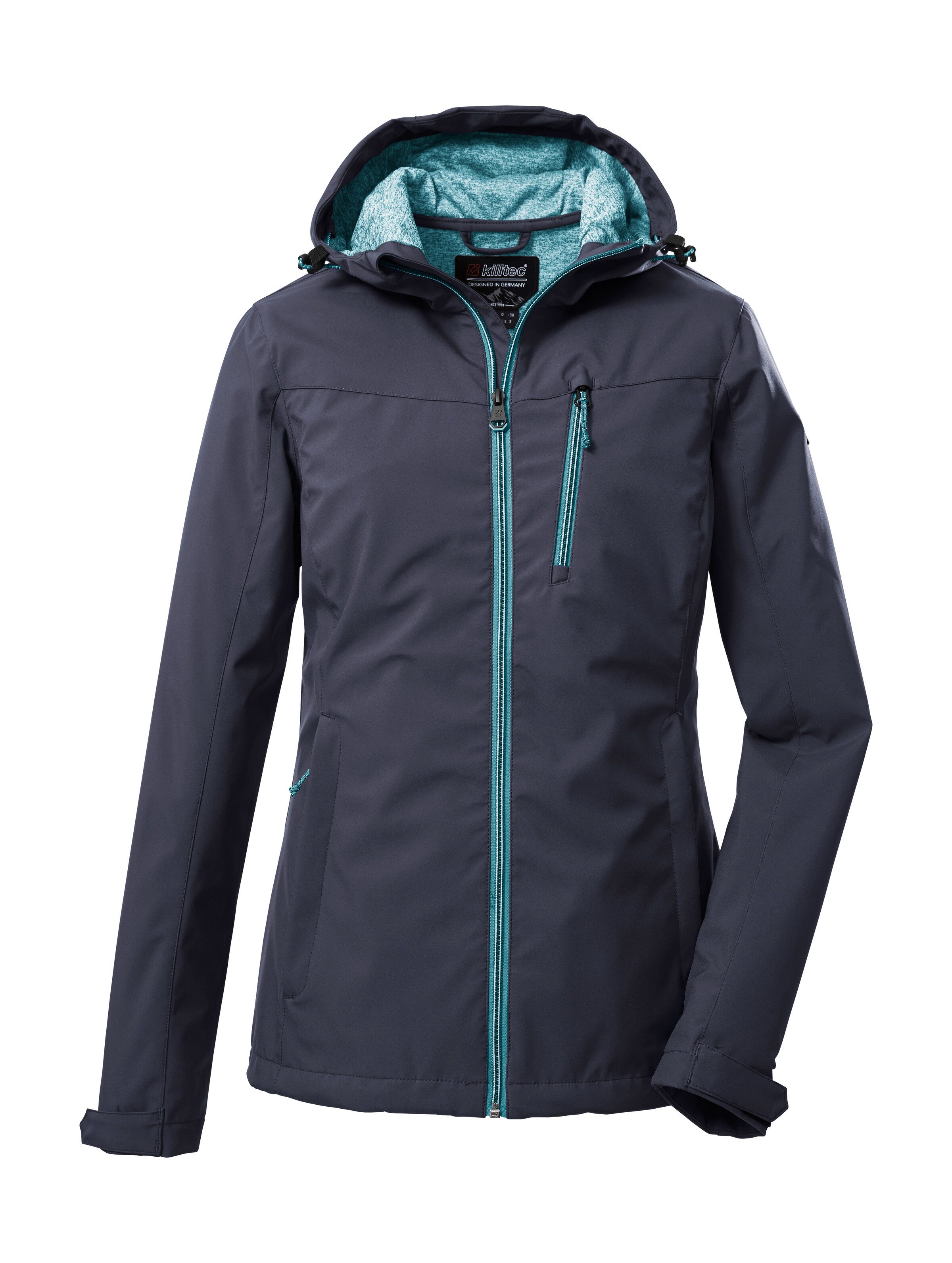 Killtec Softshelljacke KOS 89 WMN SFTSHLL JCKT Damen Softshelljacke: Wind-und wasserdicht, atmungsaktiv