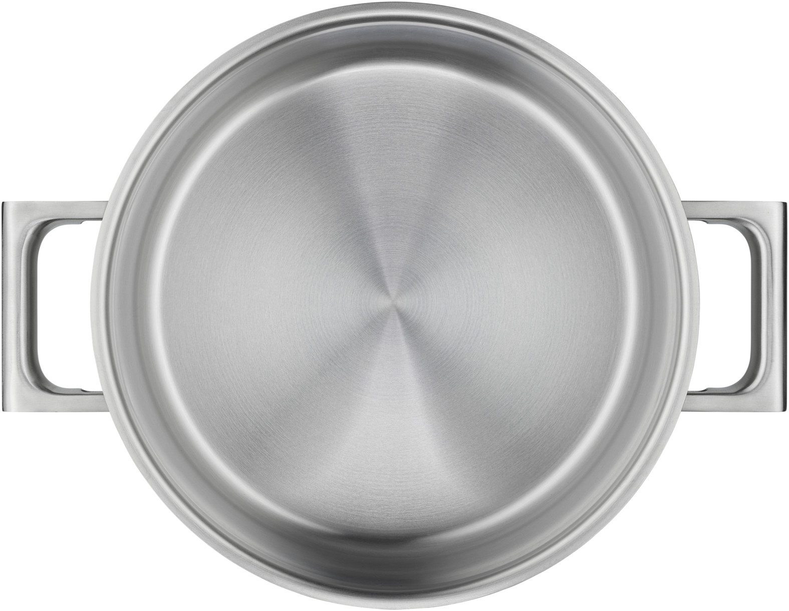 WMF Kochtopf Ultimate Cool+ Kochtopf mit Deckel, 24 cm, Cromargan Edelstahl 18/10 (24 cm, 5,7l), Induktions Topf mit Innenskalierung
