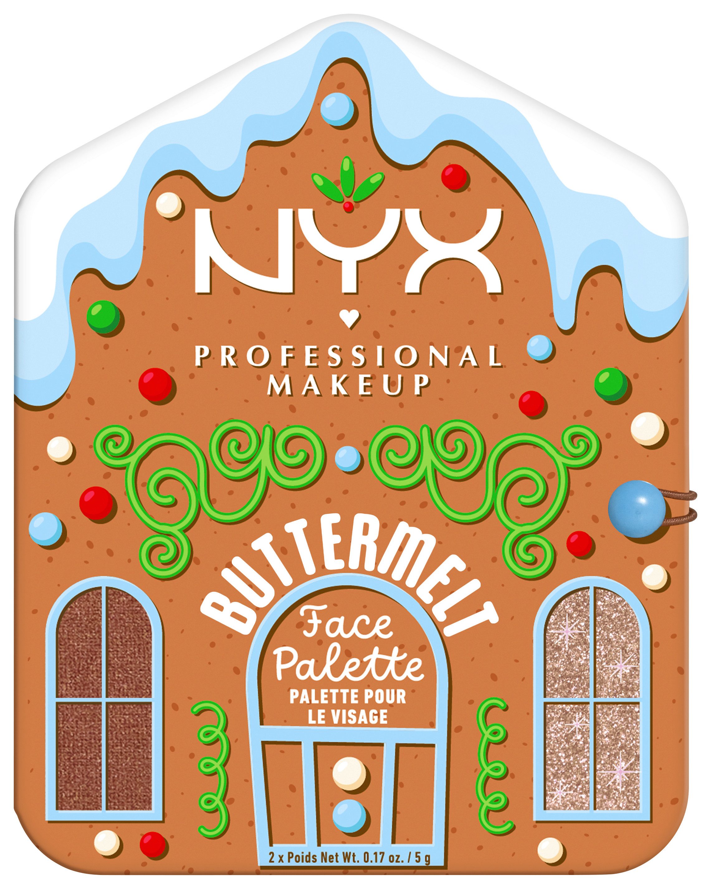 NYX PROFESSIONAL MAKEUP Make-up Set BUTTERMELT FACE PALETTE