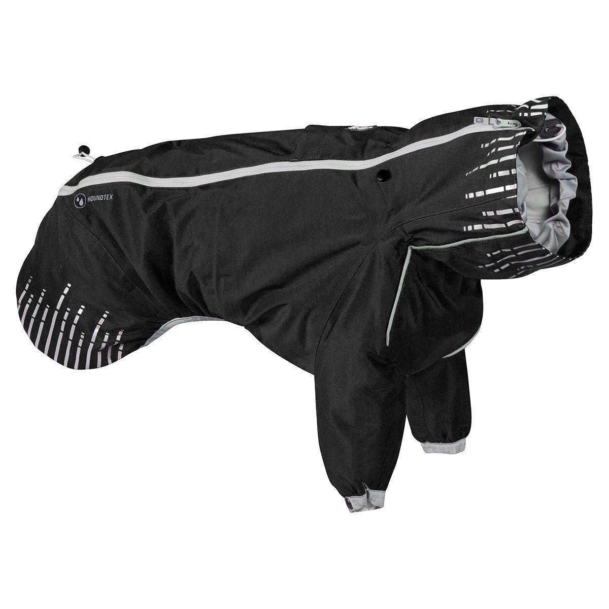 HURTTA Hundeoverall Regenmantel Rain Blocker schwarz