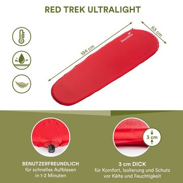 Skandika Isomatte Red Trek Ultralight selbstaufblasend