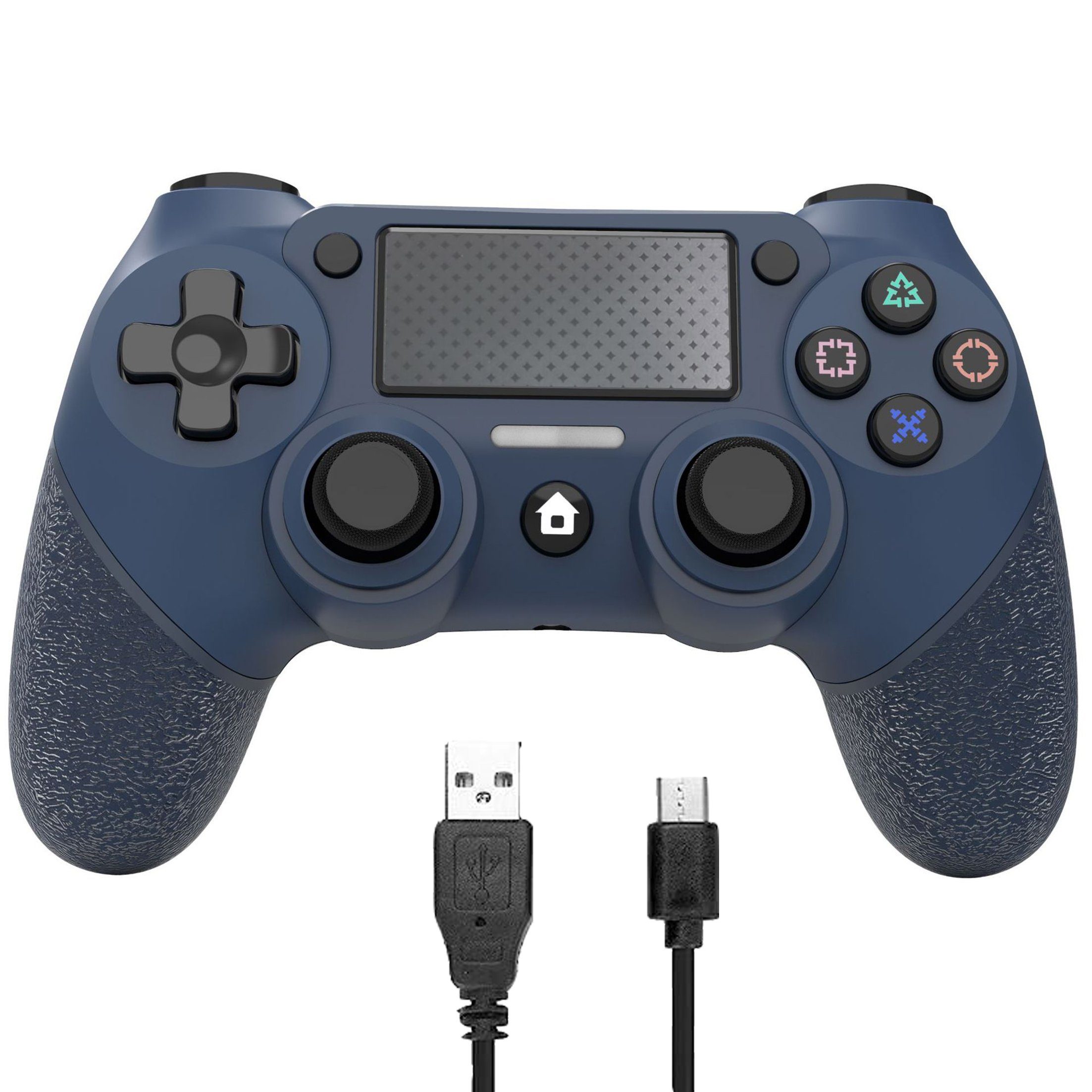 Tadow Aufgerüstetes PS4 Gamepad,Bluetooth,kabelloser Game Controller PlayStation  4-Controller (Mit rückprogrammierten Tasten,TURBO-Funktion,Zwillingsmotoren)