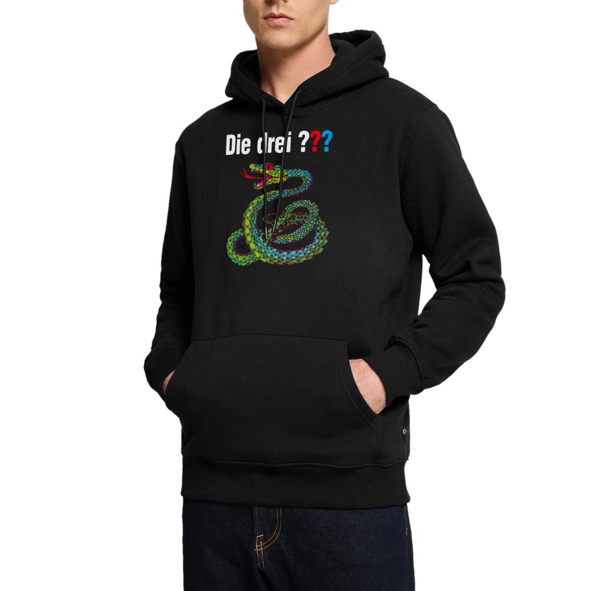 Hoodie Die Drei Fragezeichen und die singende Schlange Herren Premium Hoodie