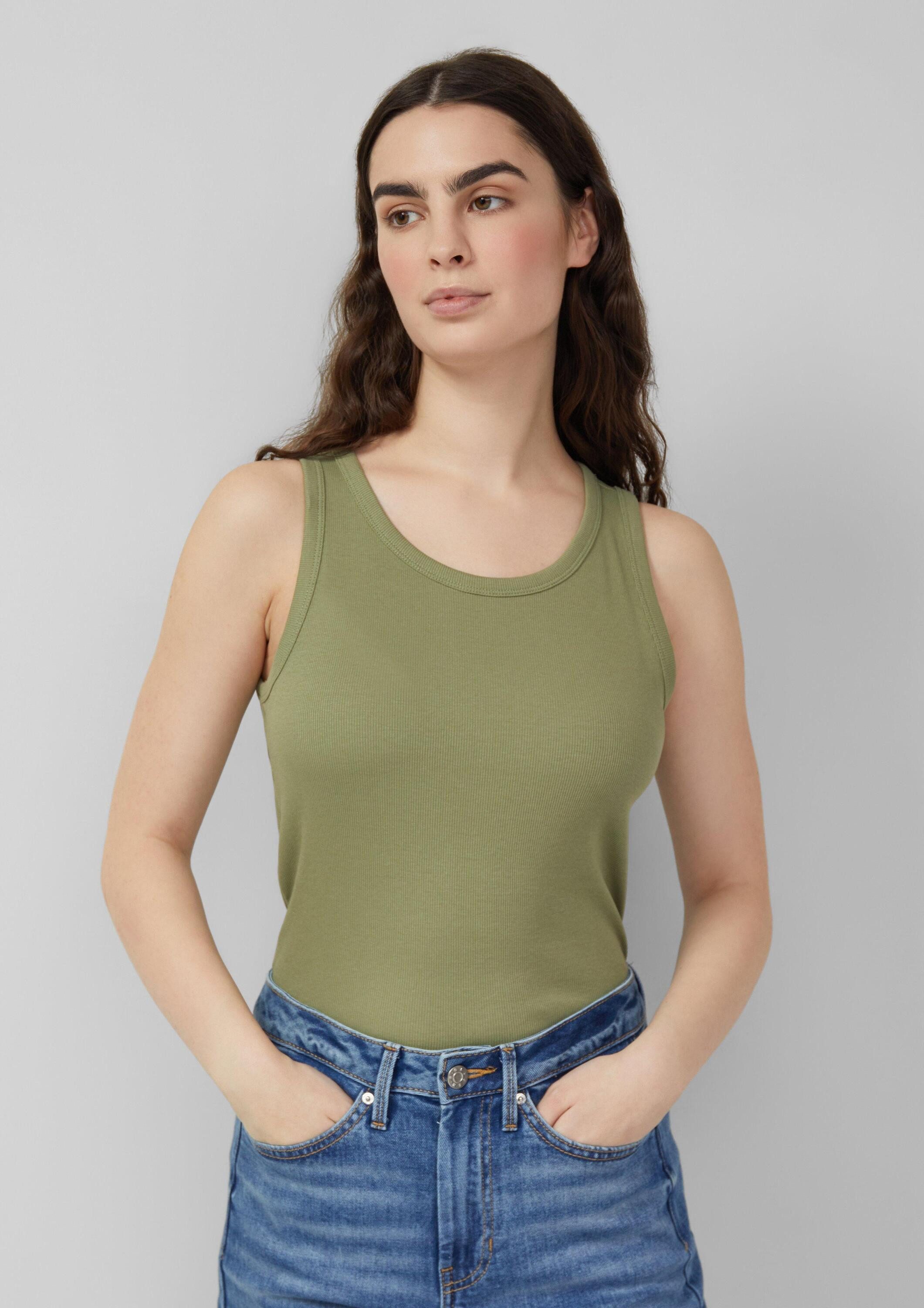 s.Oliver Muscleshirt T-Shirt Geripptes Tanktop