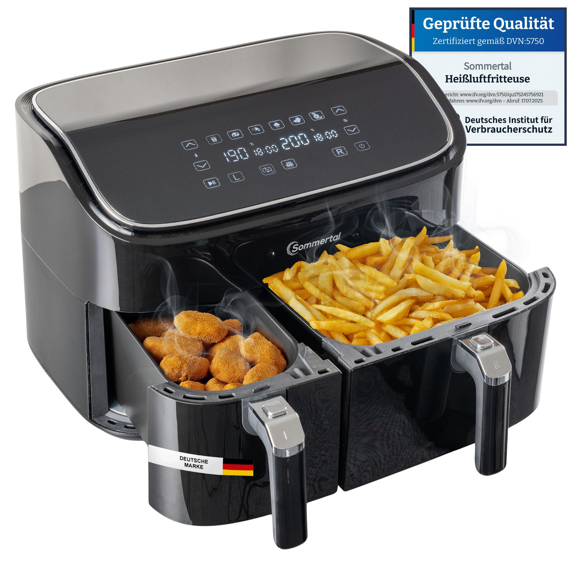 Sommertal Heißluftfritteuse, 2850 W