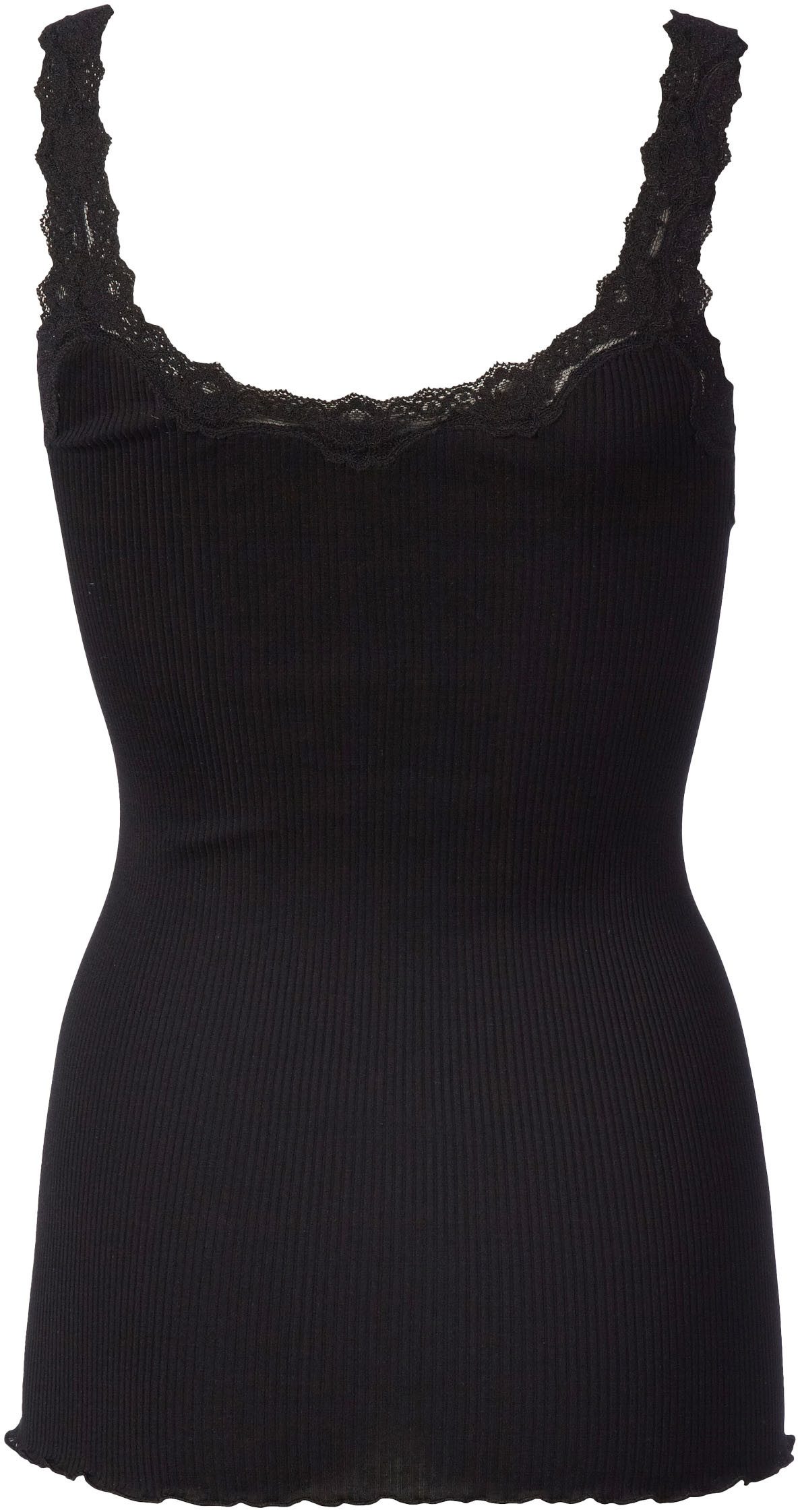 rosemunde Spitzentop Babette Silk Top umgedrehter Vintage-Spitzenbesatz, fe günstig online kaufen